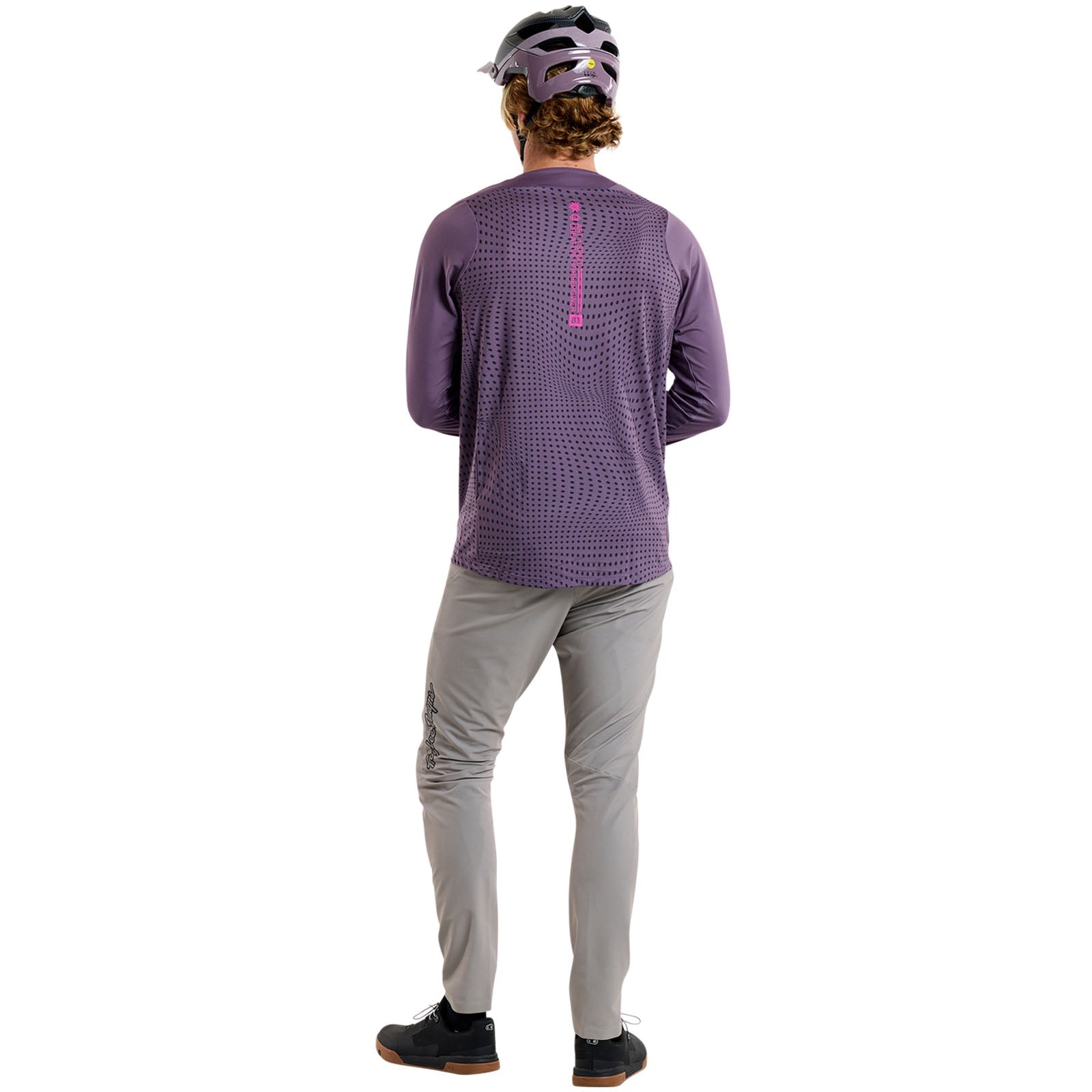 TLD Skyline LS Jersey Radioscape Deep Purple