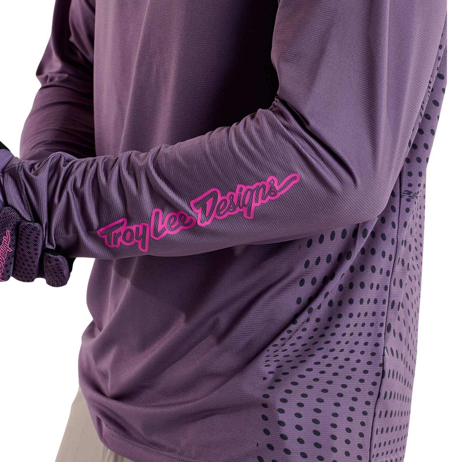 TLD Skyline LS Jersey Radioscape Deep Purple