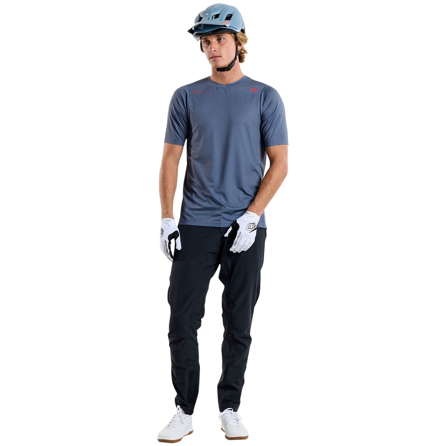 TLD Skyline SS Jersey Mono Steel Blue