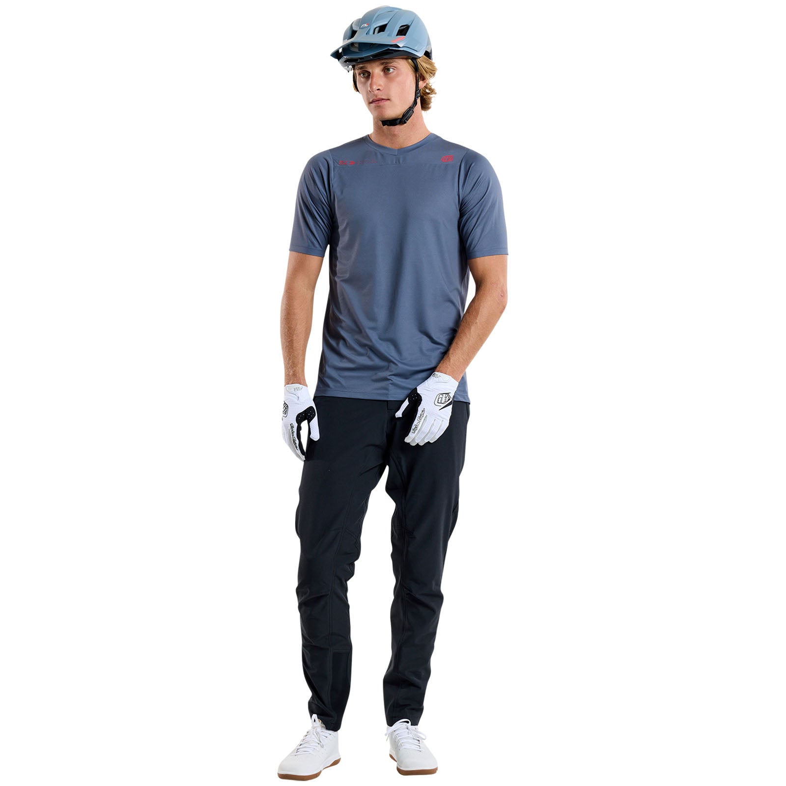 TLD Skyline SS Jersey Mono Steel Blue