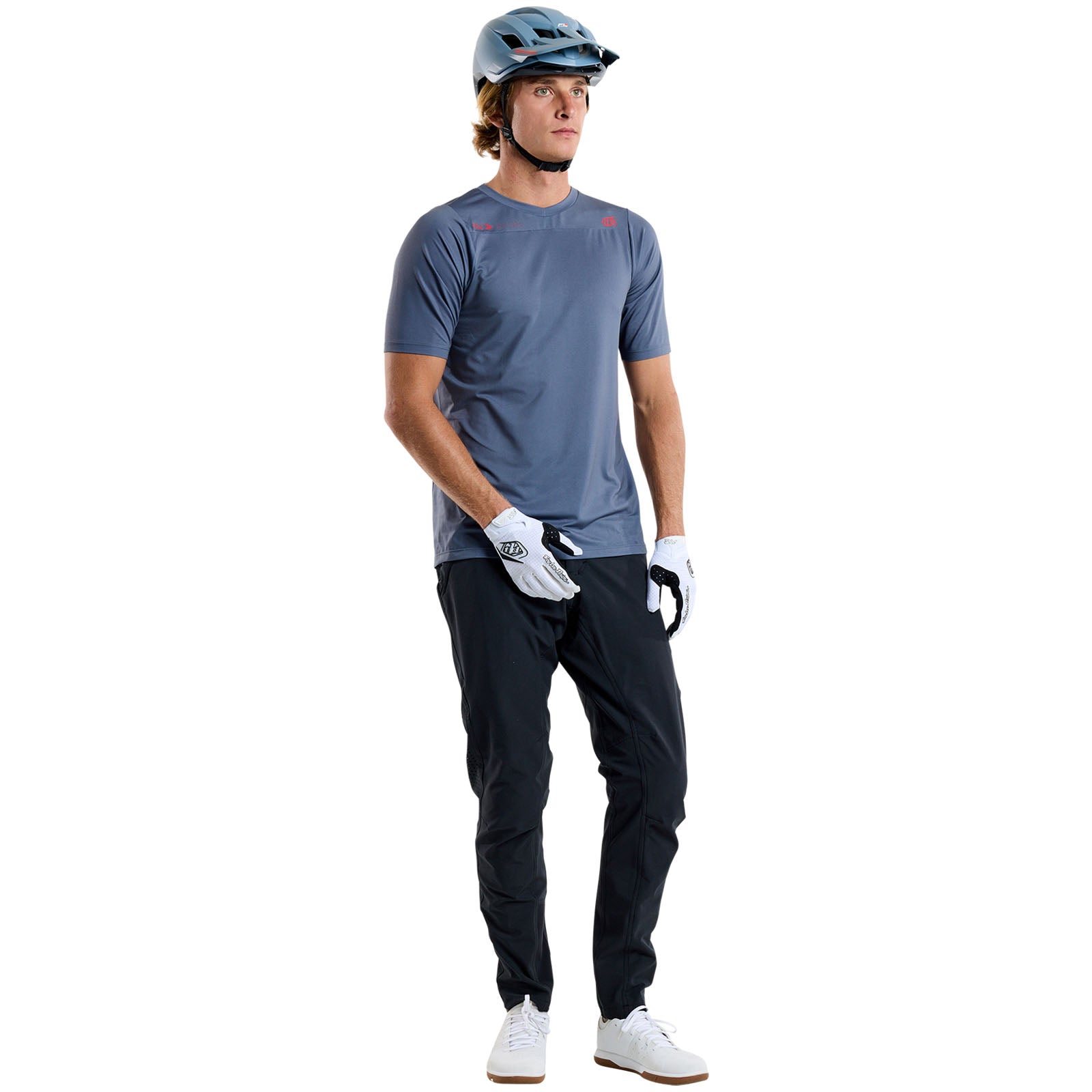 TLD Skyline SS Jersey Mono Steel Blue