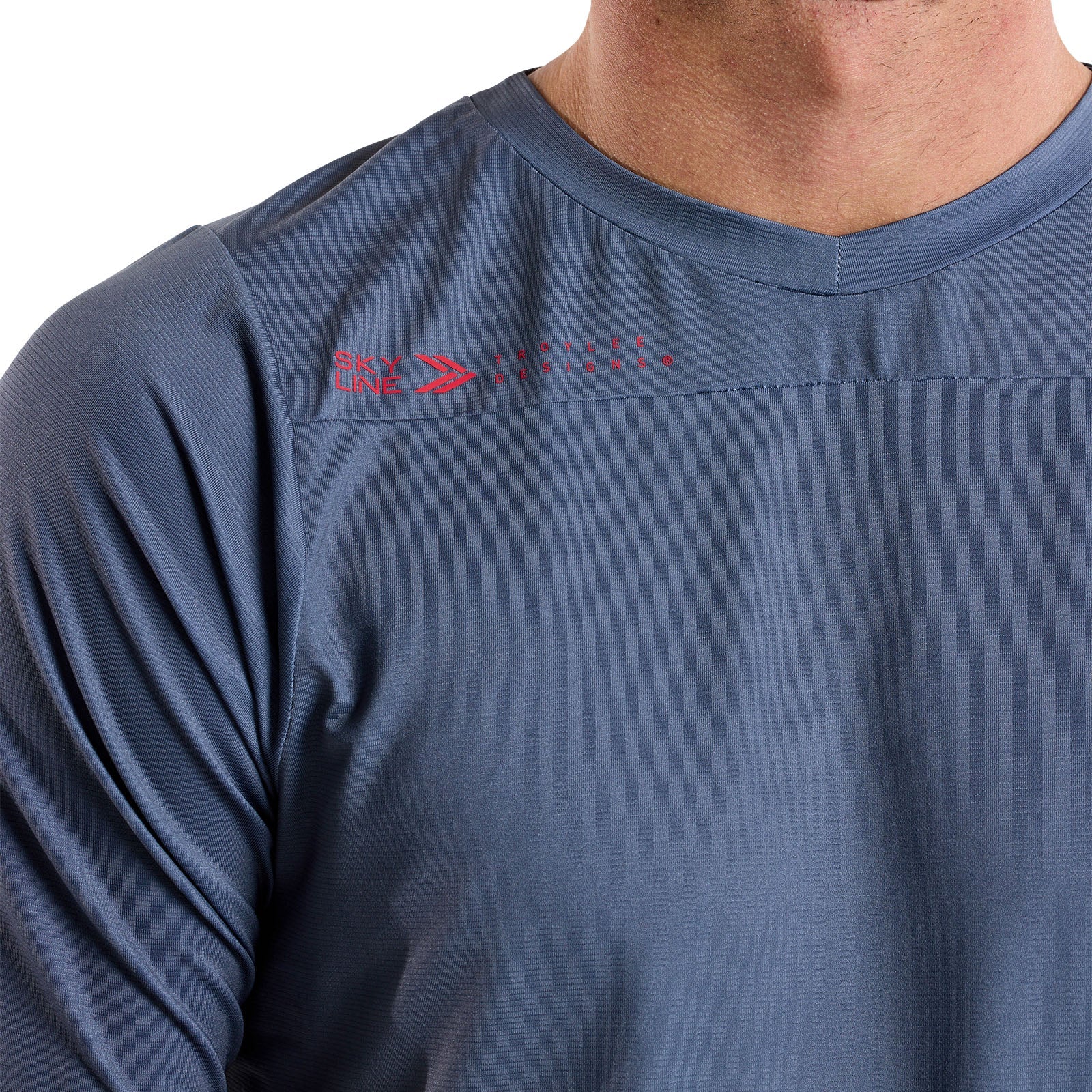 TLD Skyline SS Jersey Mono Steel Blue