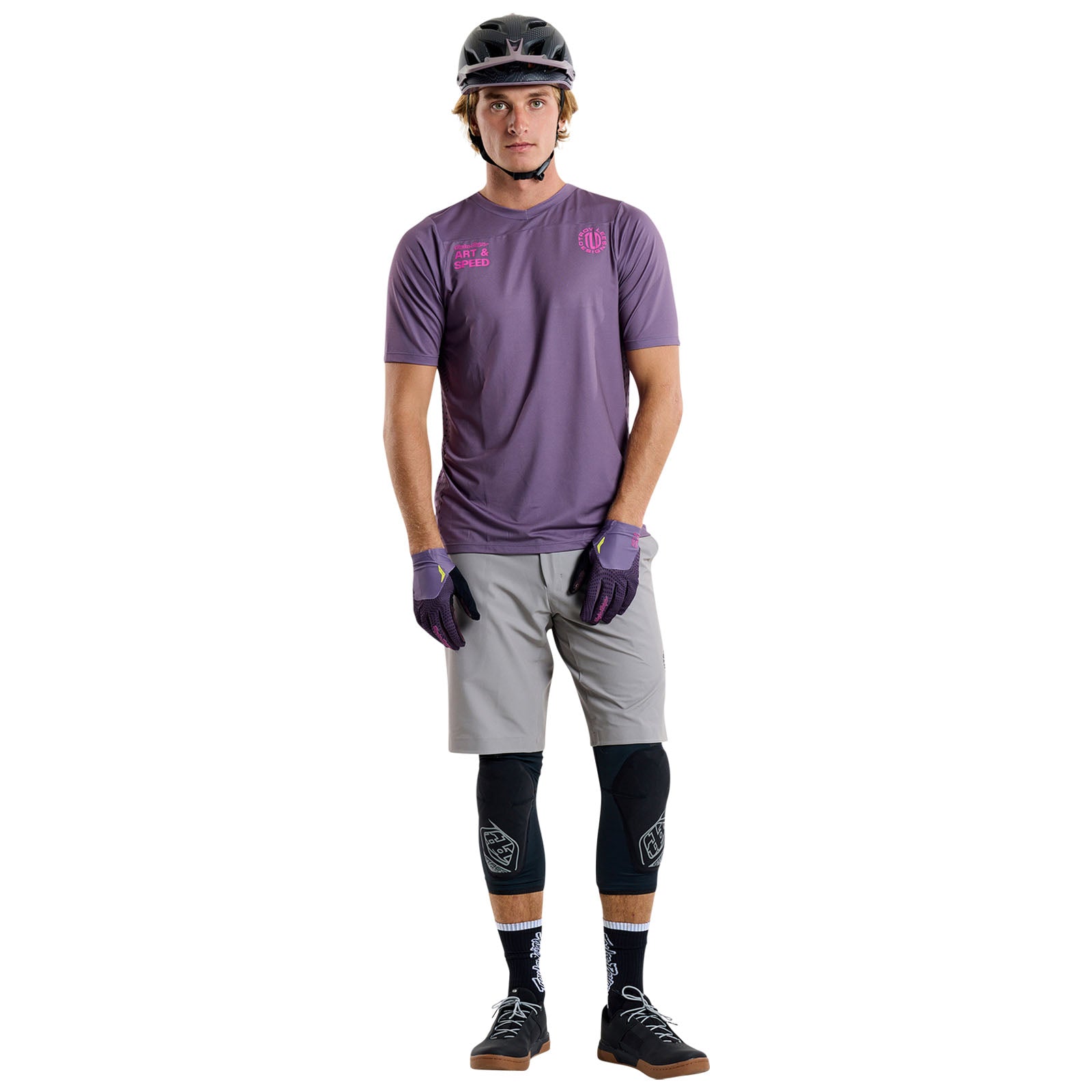 TLD Skyline SS Jersey Radioscape Deep Purp