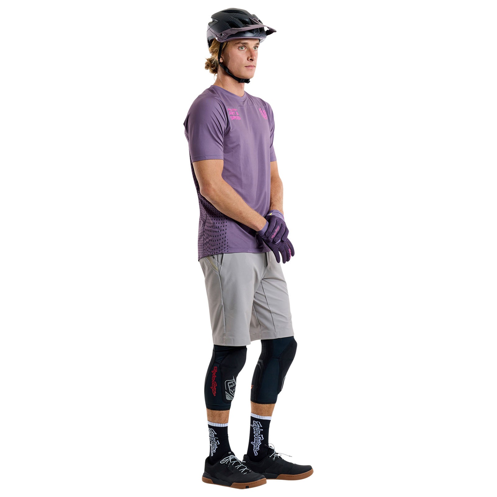 TLD Skyline SS Jersey Radioscape Deep Purp