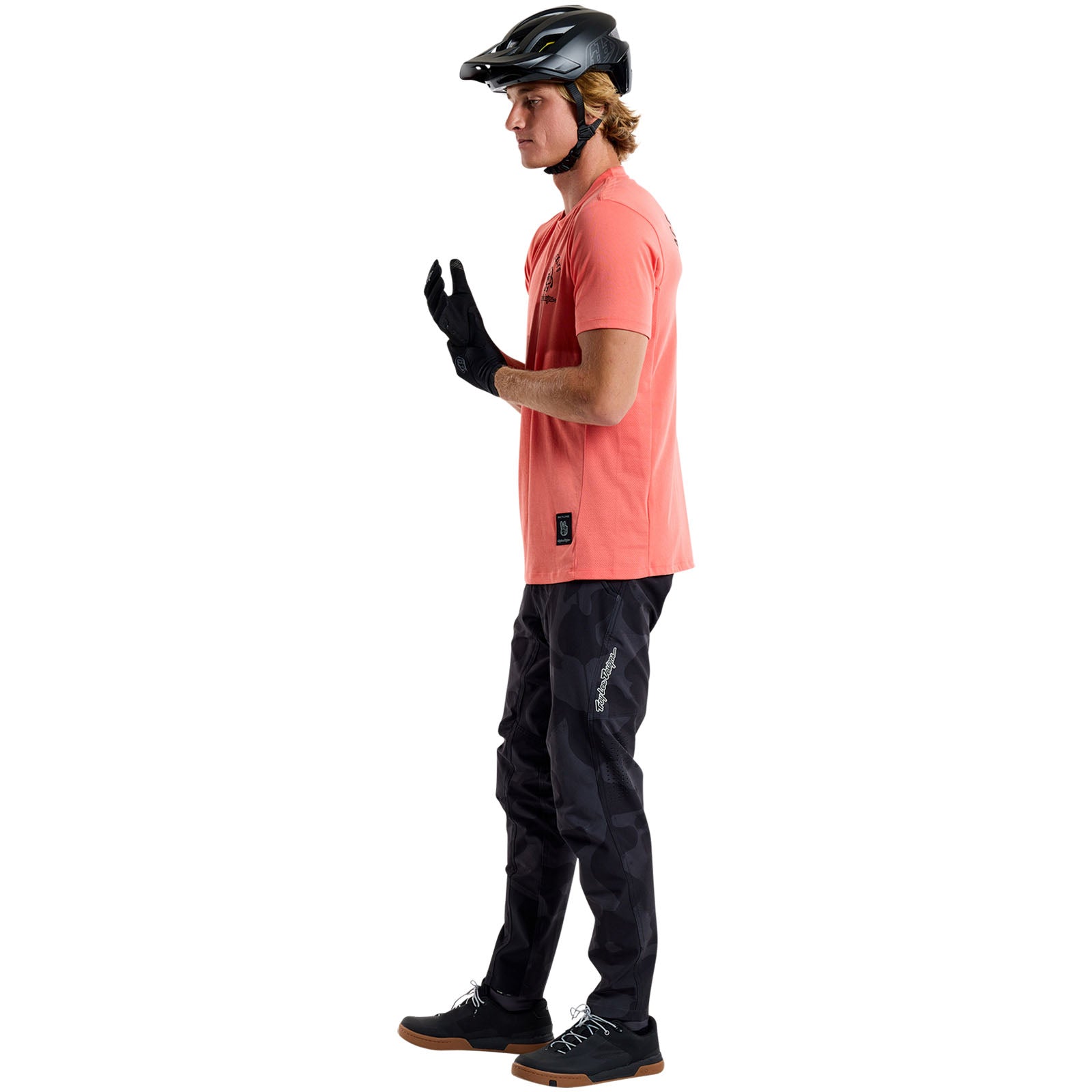 TLD Skyline Short Sleeve Ride Tee P&w Melon