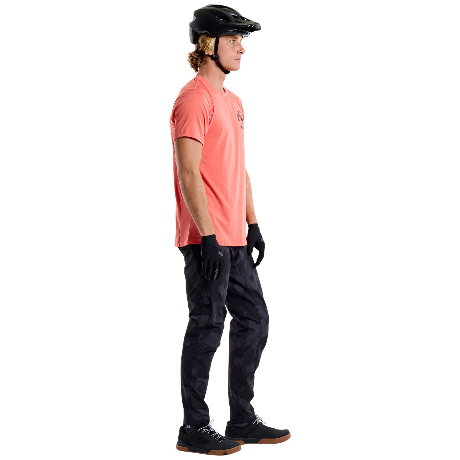 TLD Skyline Short Sleeve Ride Tee P&w Melon