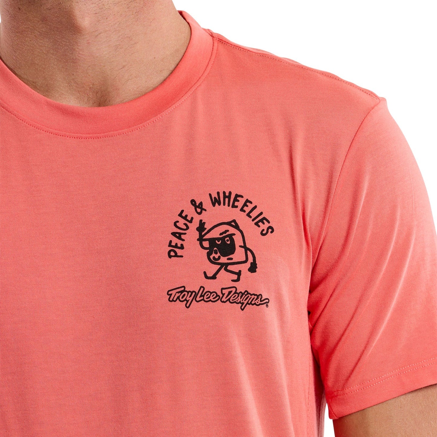 TLD Skyline Short Sleeve Ride Tee P&w Melon