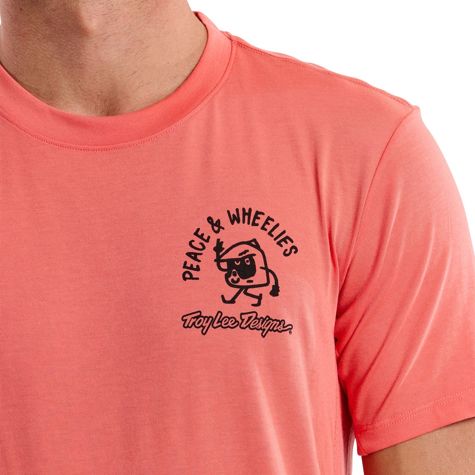 TLD Skyline Short Sleeve Ride Tee P&w Melon