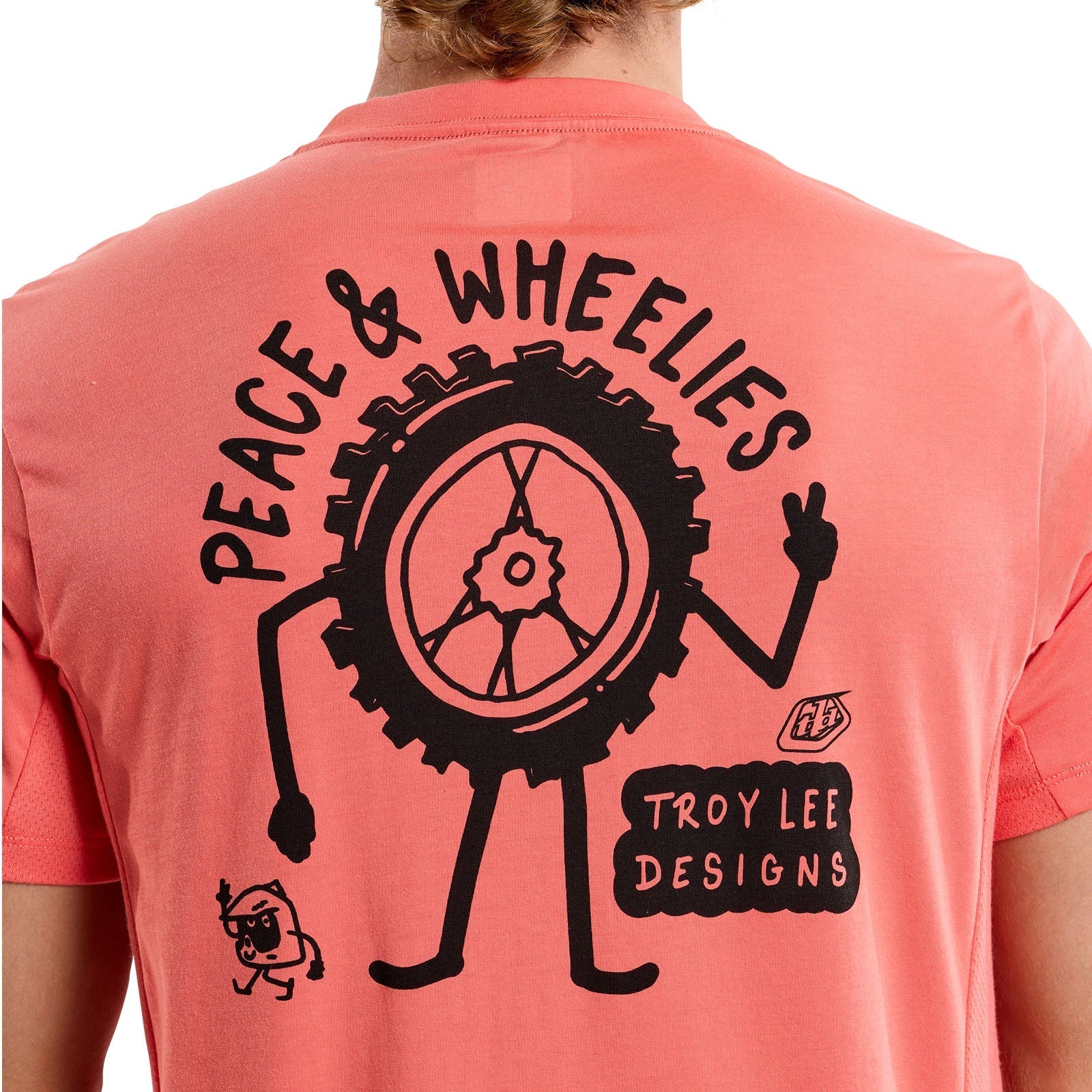 TLD Skyline Short Sleeve Ride Tee P&w Melon