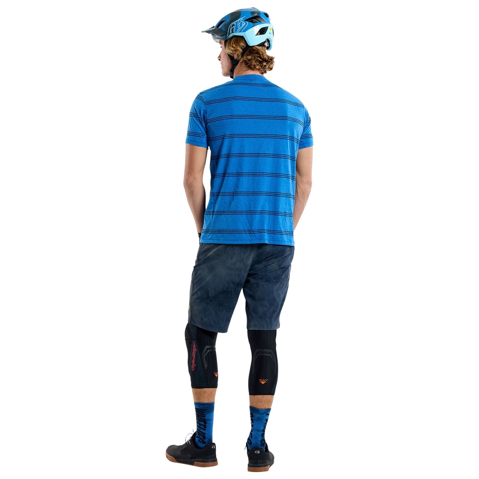 TLD Skyline Short Sleeve Ride Tee Washed Out Cobalt