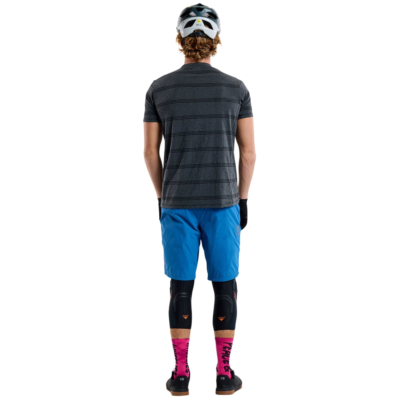 TLD Skyline Short Sleeve Ride Tee Washed Out Dark Cloud