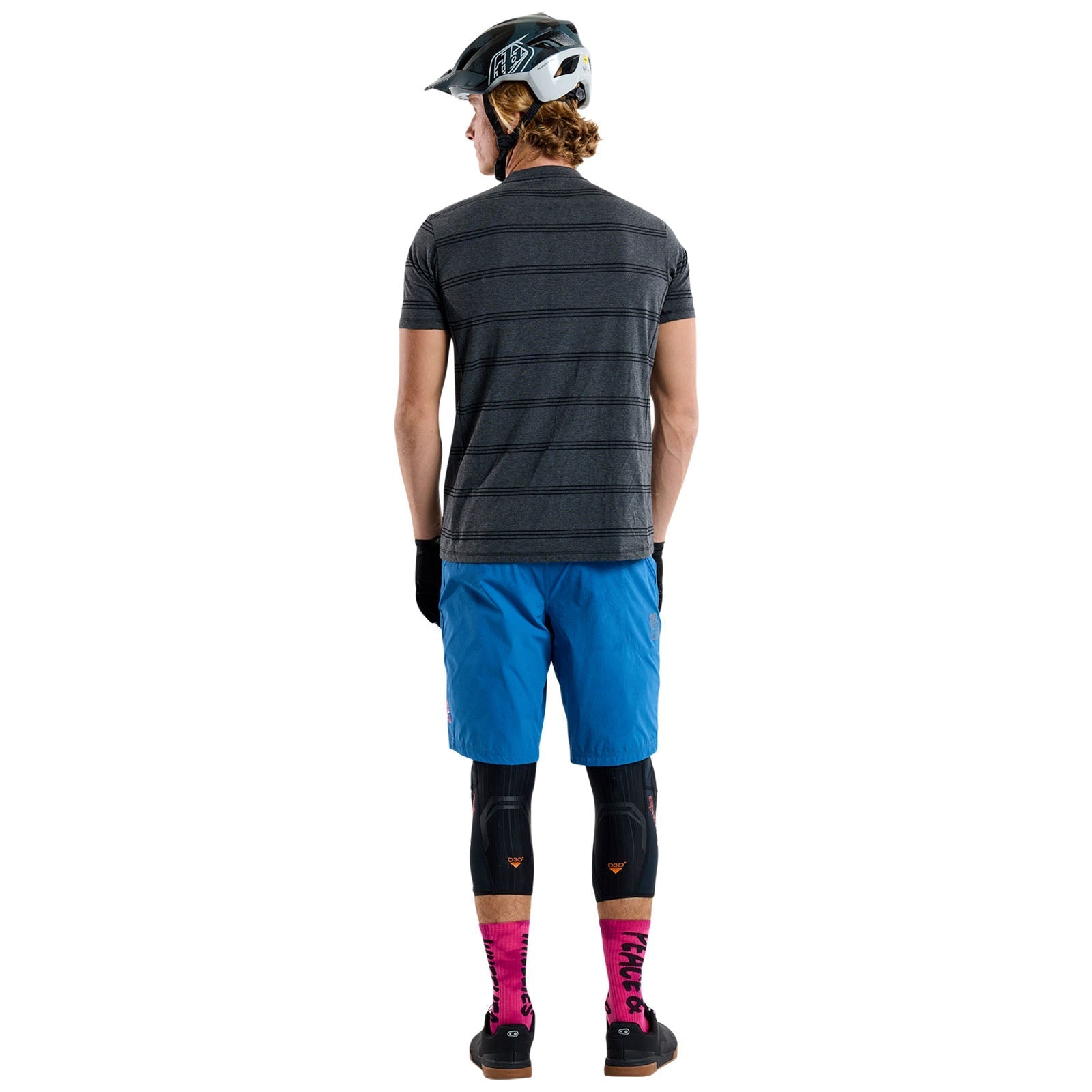 TLD Skyline Short Sleeve Ride Tee Washed Out Dark Cloud