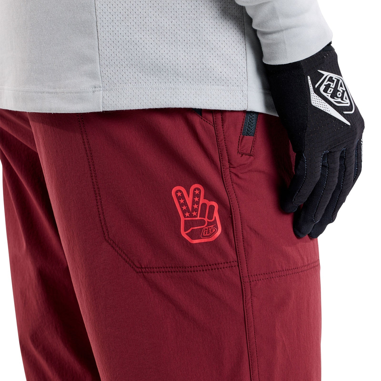 TLD Skyline Trail Short W/liner Mono Oxblood