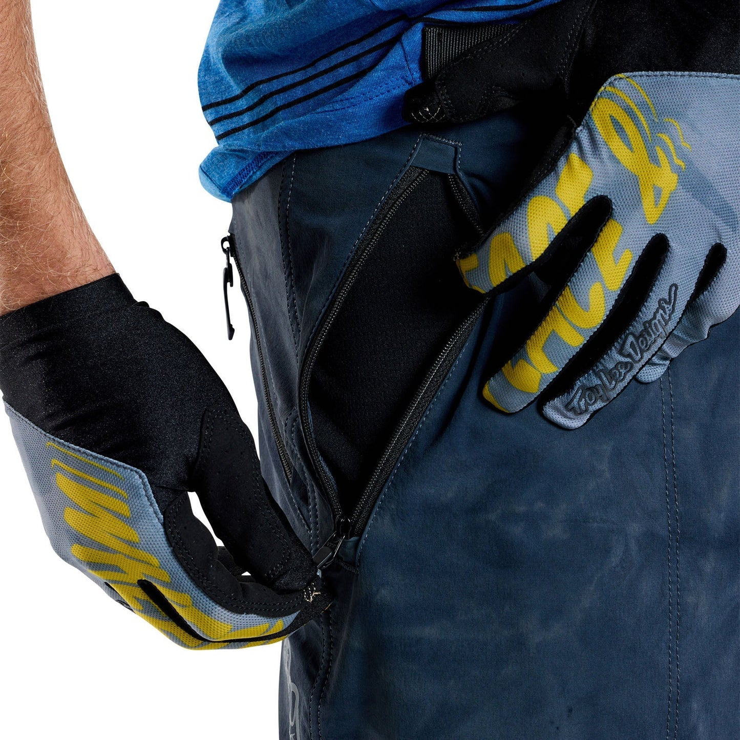 TLD Skyline Trail Short W/liner Washed Out Dark Cloud