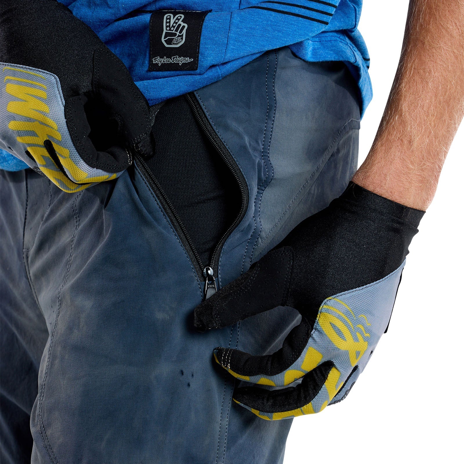 TLD Skyline Trail Short W/liner Washed Out Dark Cloud