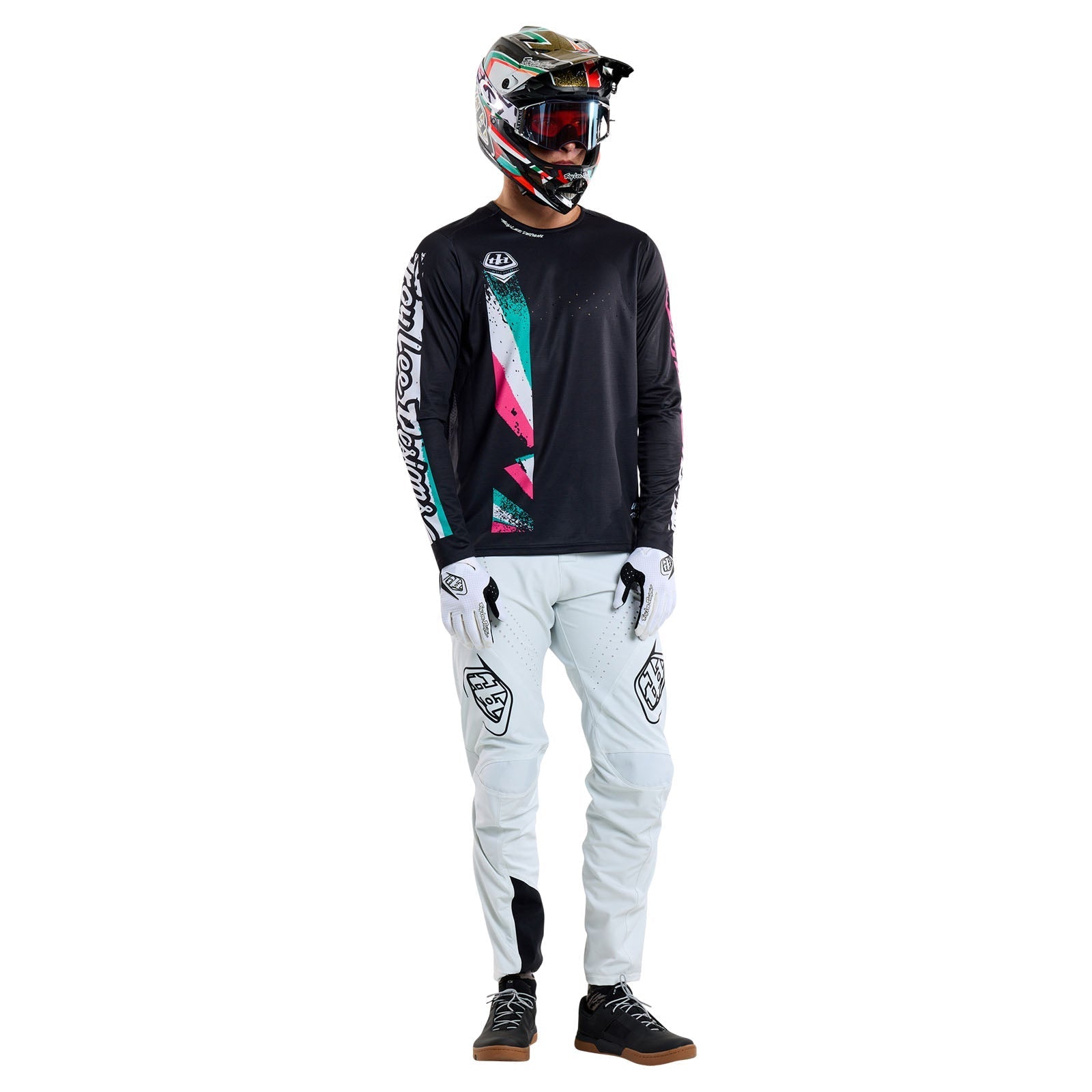TLD Sprint Jersey Full Pull Black