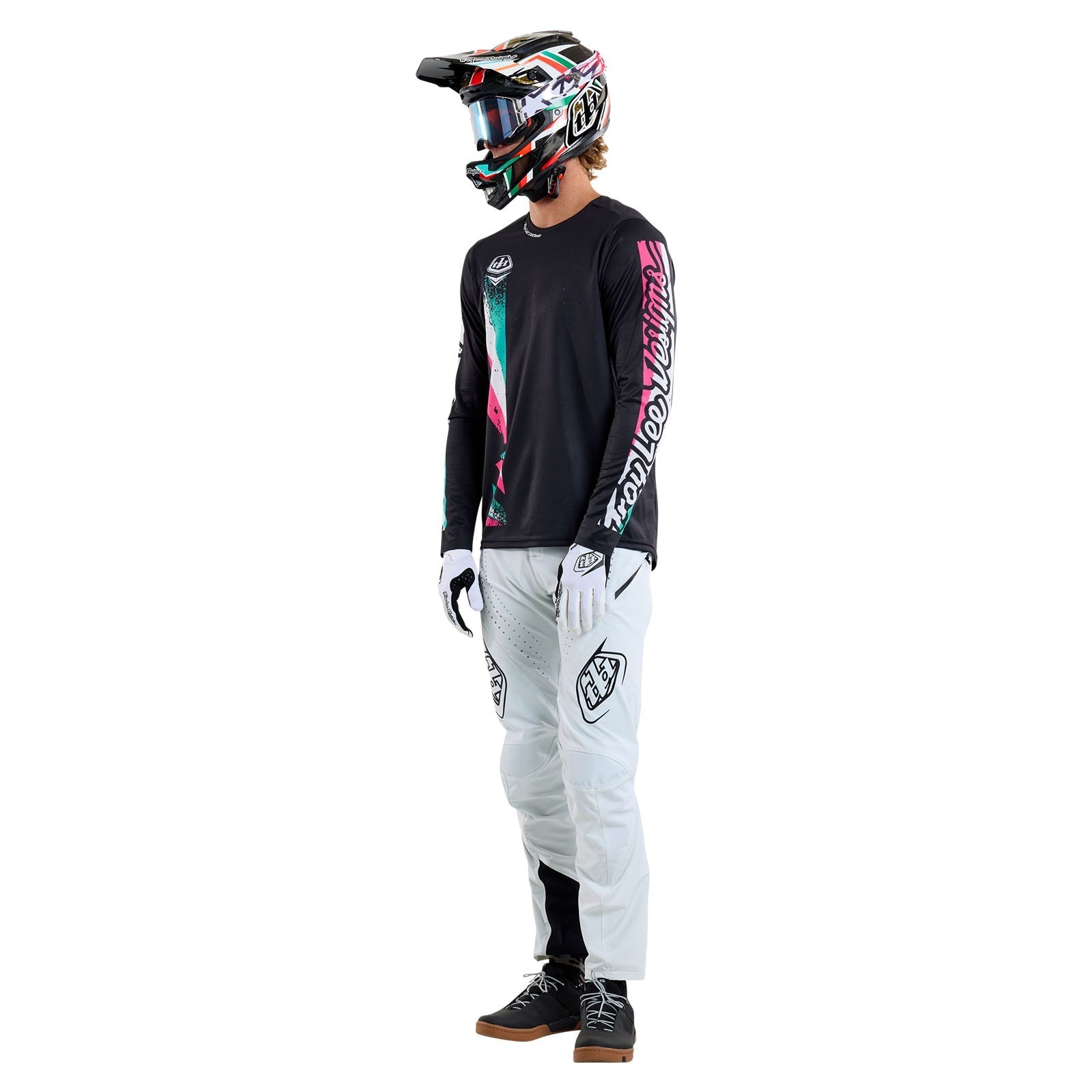 TLD Sprint Jersey Full Pull Black