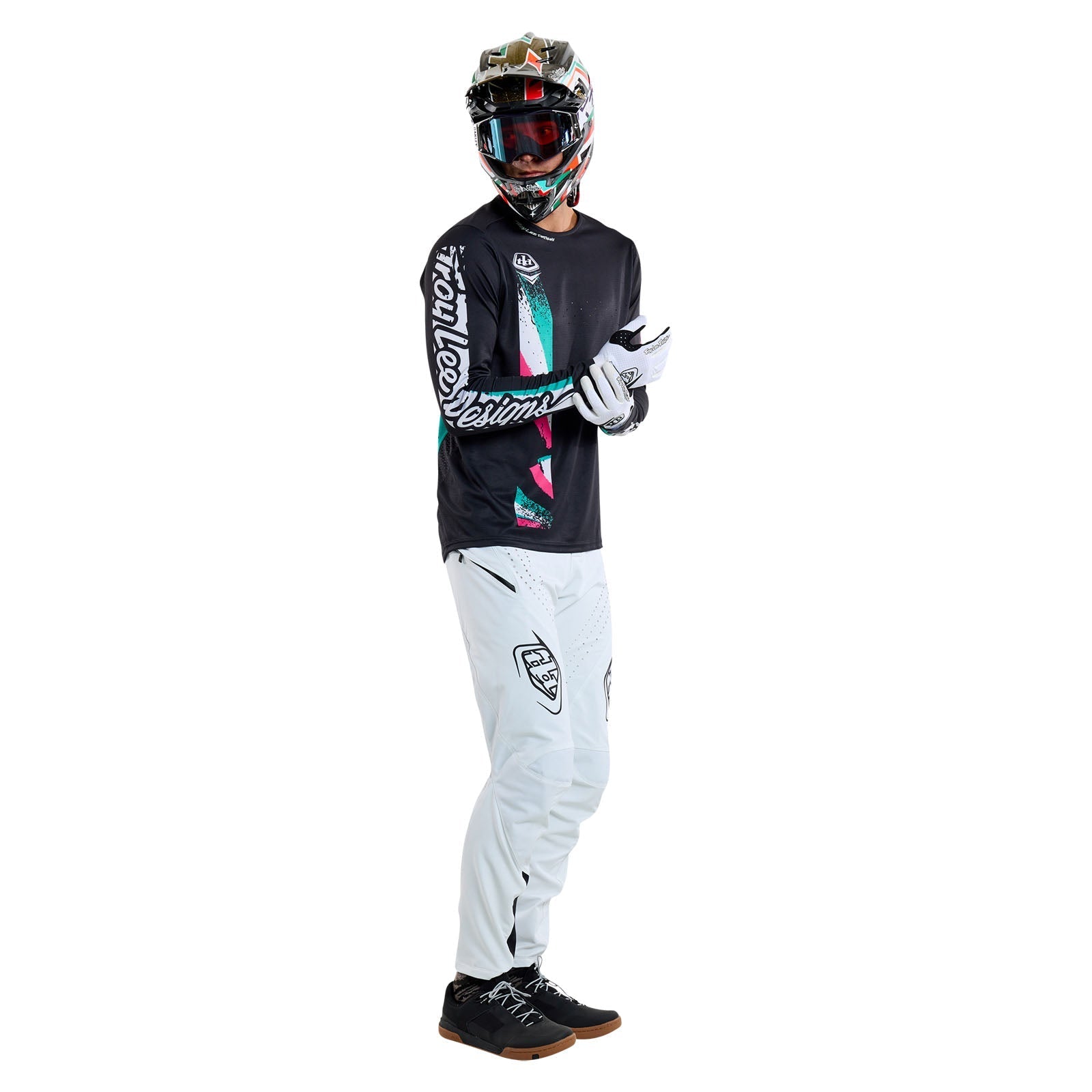 TLD Sprint Jersey Full Pull Black