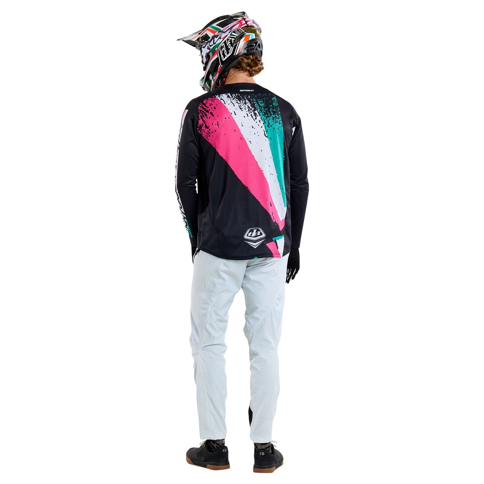 TLD Sprint Jersey Full Pull Black