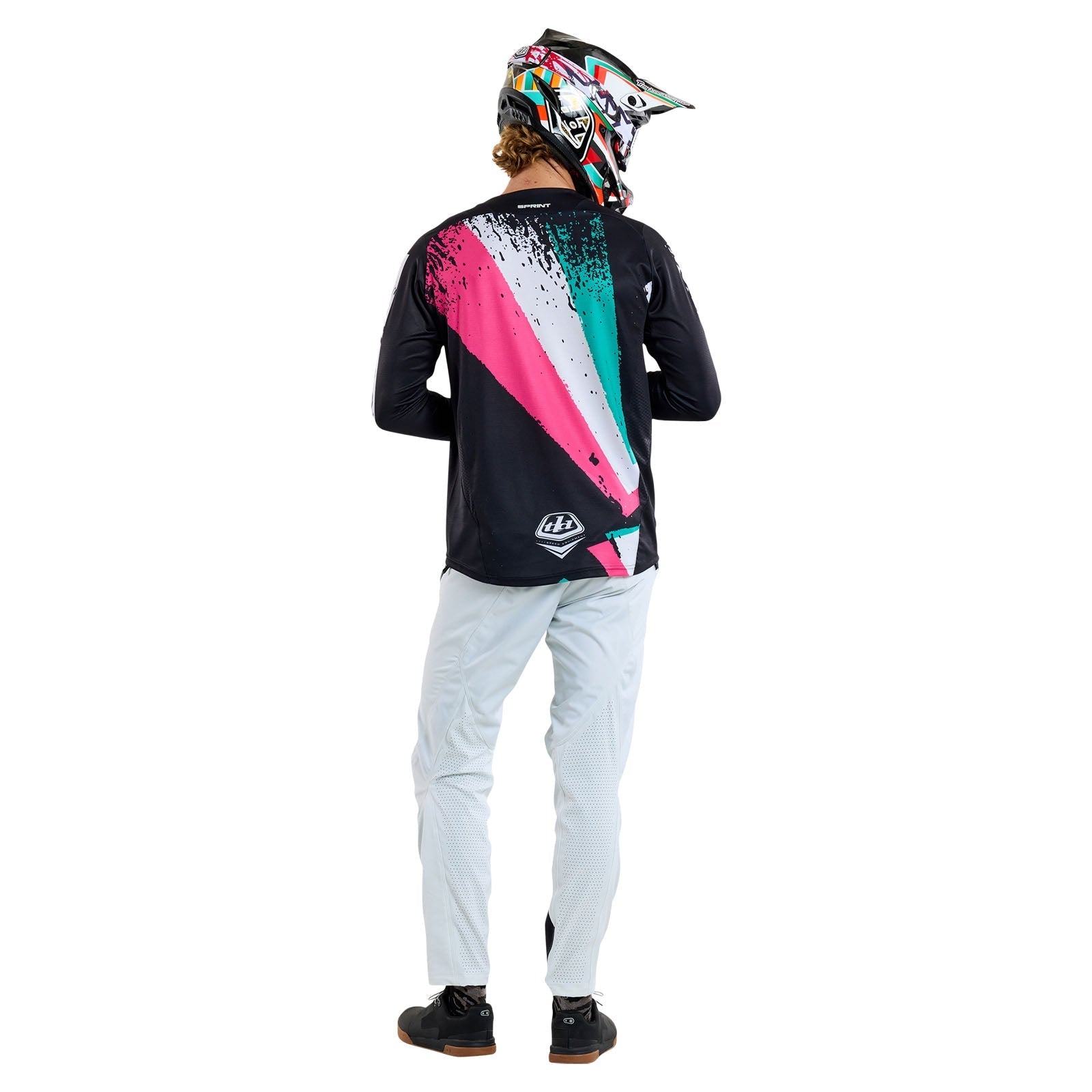 TLD Sprint Jersey Full Pull Black