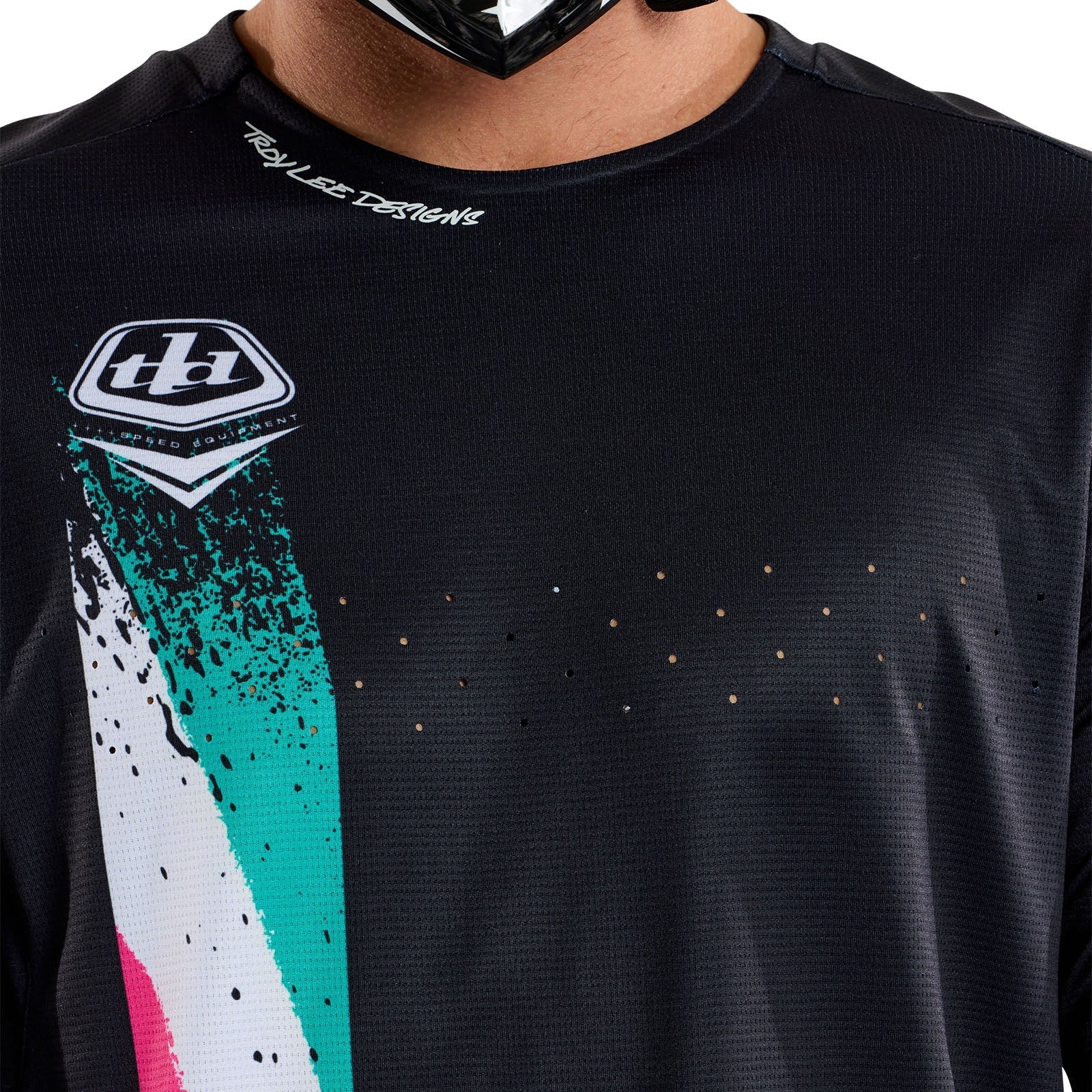 TLD Sprint Jersey Full Pull Black