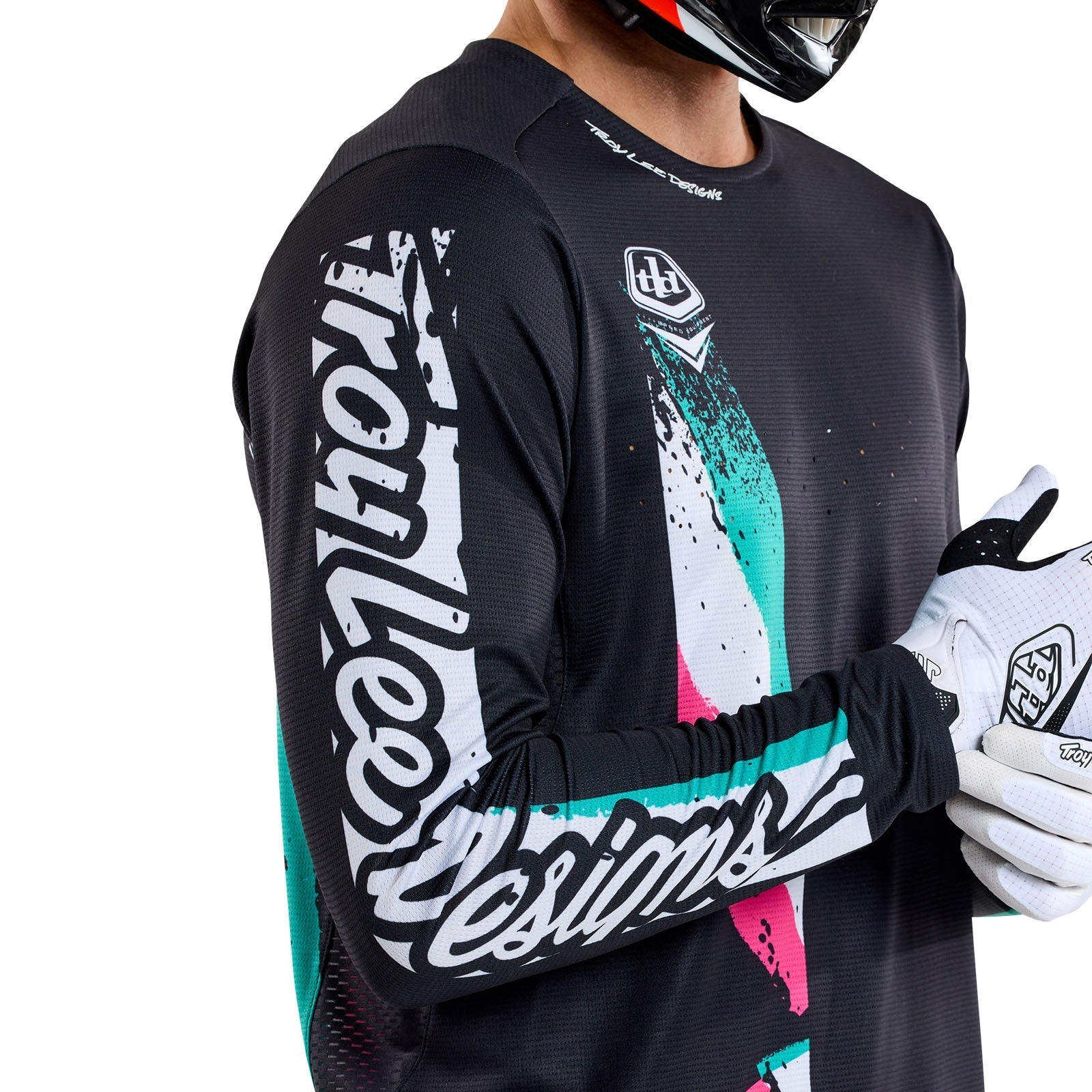 TLD Sprint Jersey Full Pull Black