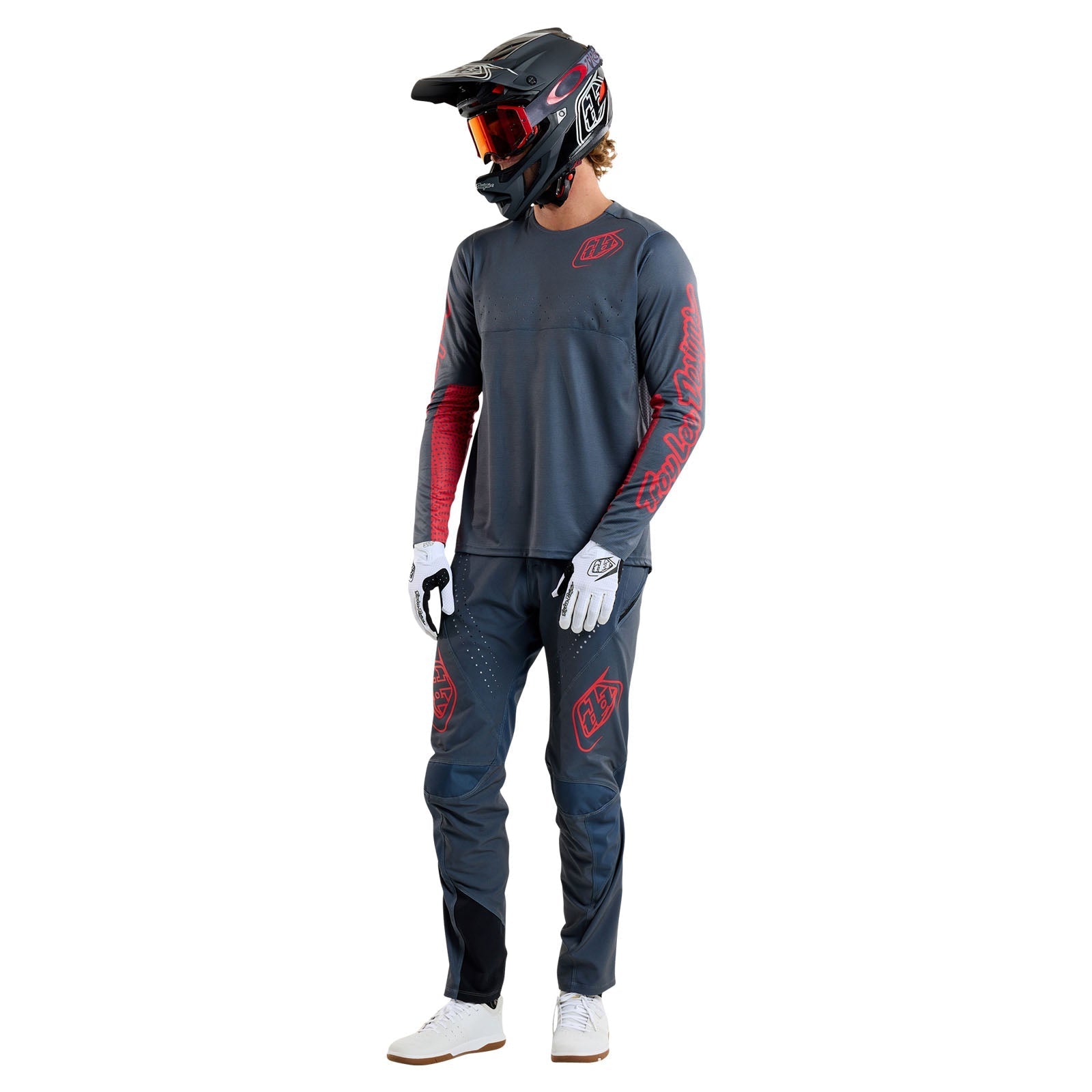 TLD Sprint Jersey Mono Steel Blue