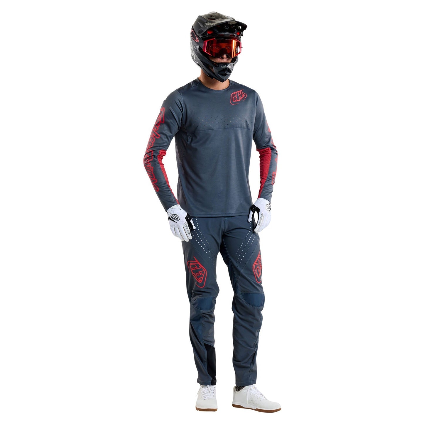 TLD Sprint Jersey Mono Steel Blue
