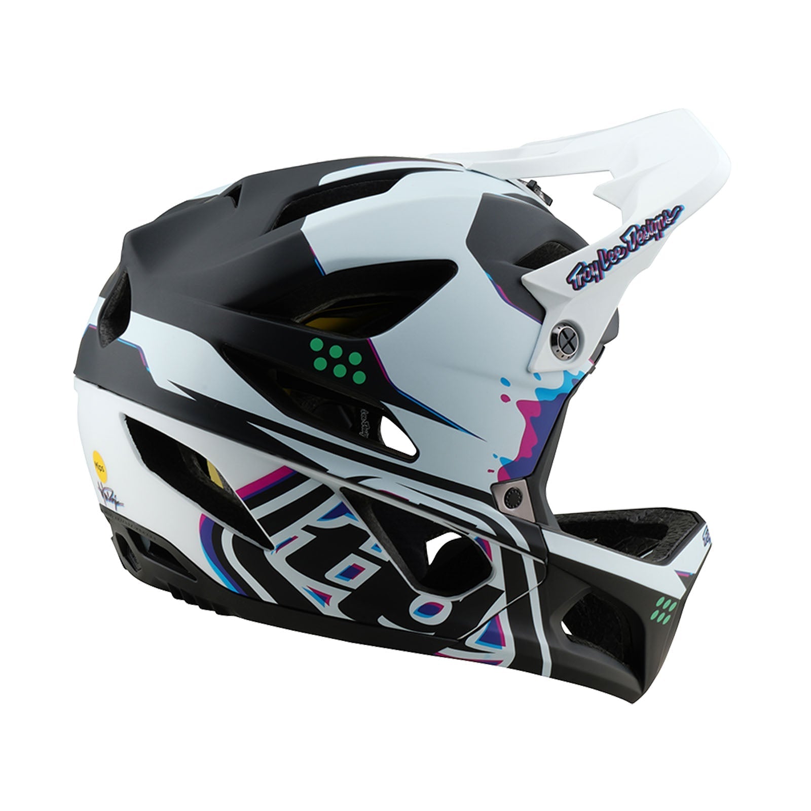 TLD Stage Helmet W/MIPS Trooper White