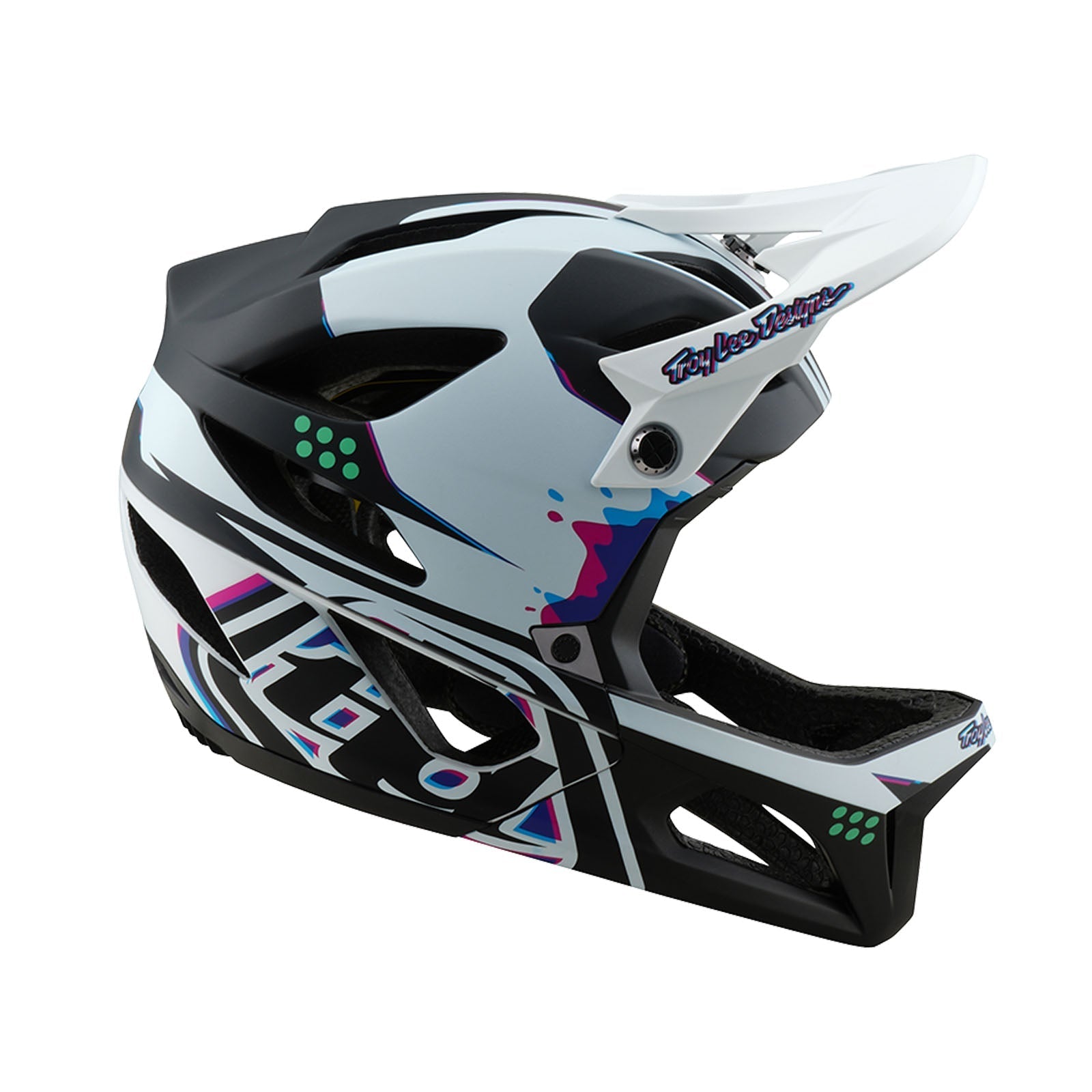 TLD Stage Helmet W/MIPS Trooper White