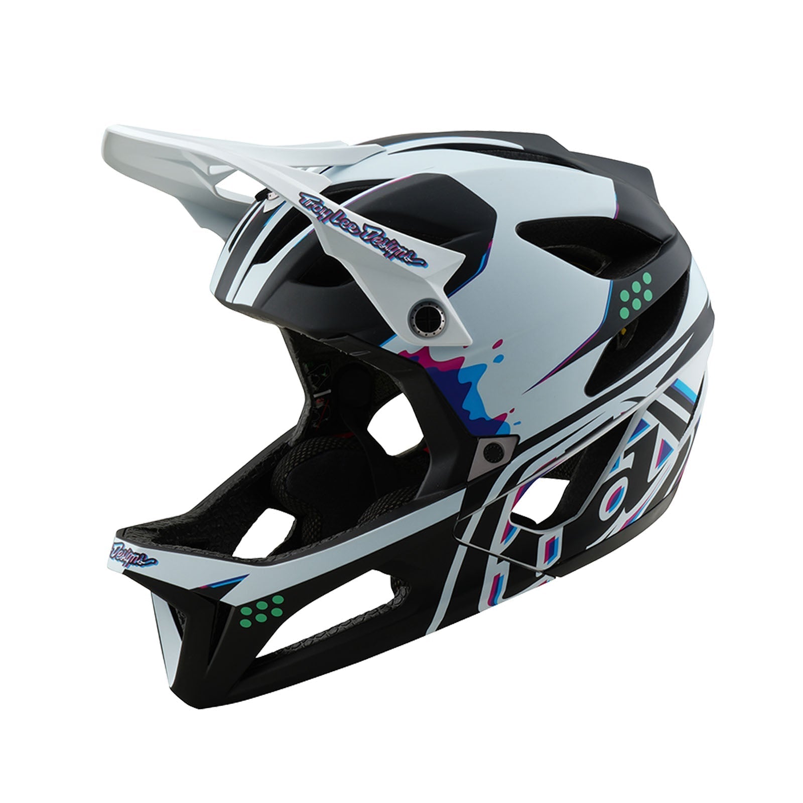 TLD Stage Helmet W/MIPS Trooper White