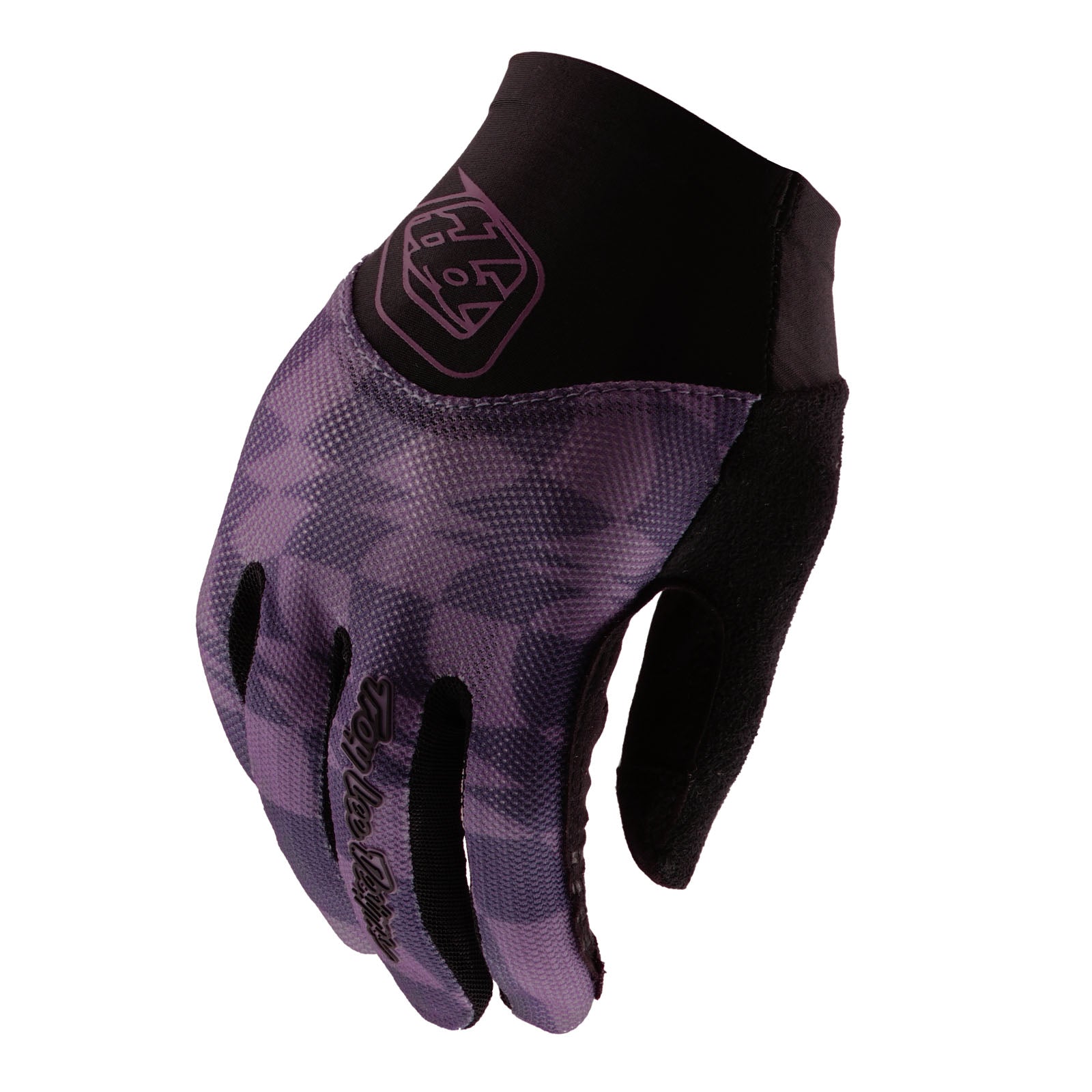 TLD Womens Ace 2.0 Glove Twisted Checkers Deep Purple