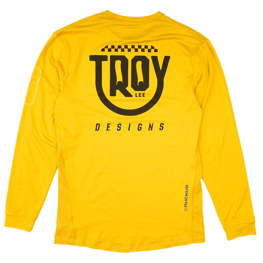 TLD Youth Ruckus Long Sleeve Ride Tee Eyez Safron