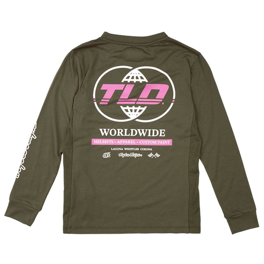 TLD Youth Skyline Ride Long Sleeve Tee Worldwide Caper