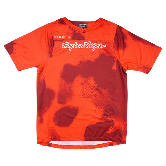 TLD Youth Skyline SS Jersey Flared Fiery Red
