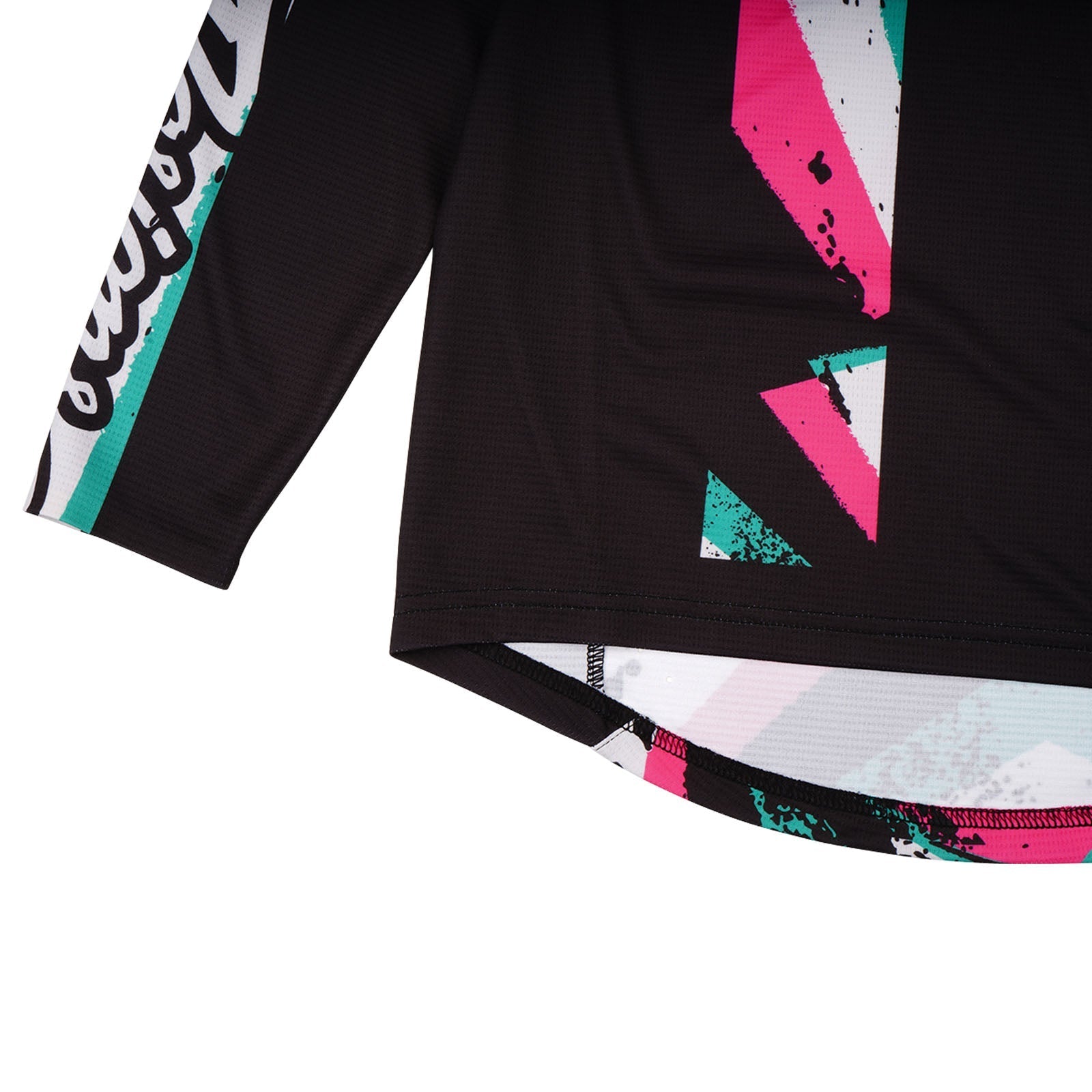 TLD Youth Sprint Jersey Full Pull Black