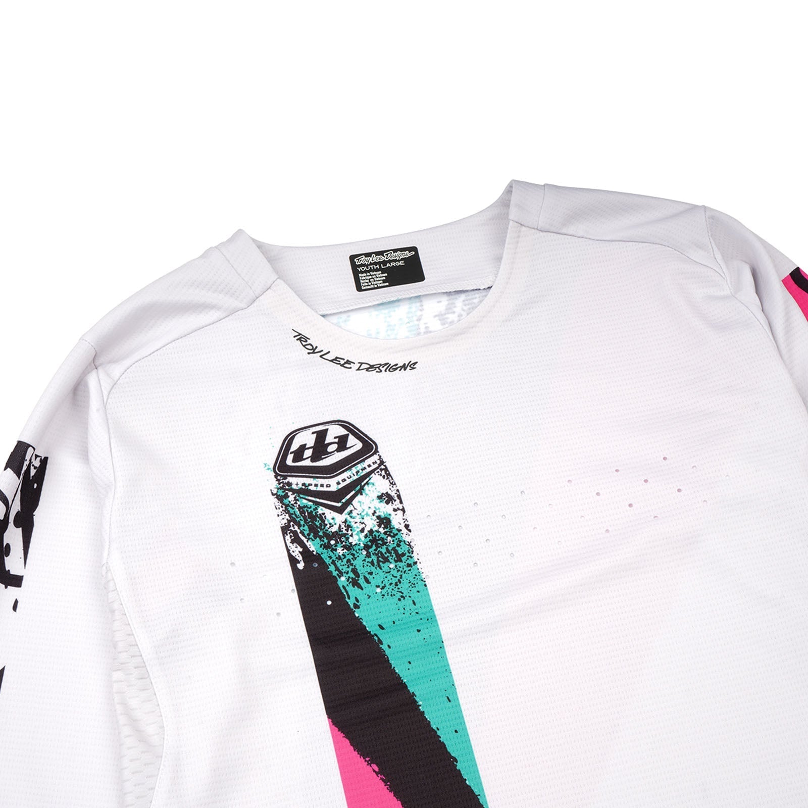 TLD Youth Sprint Jersey Full Pull Chalk