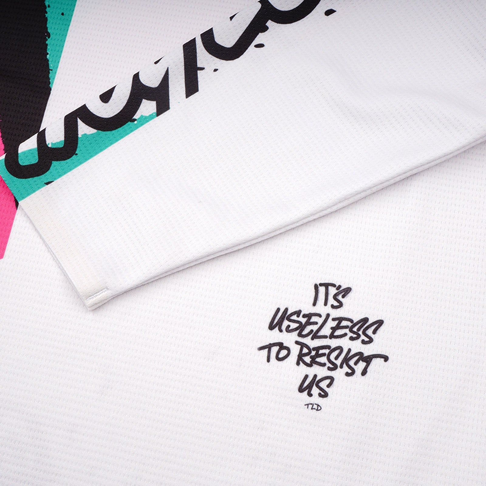 TLD Youth Sprint Jersey Full Pull Chalk