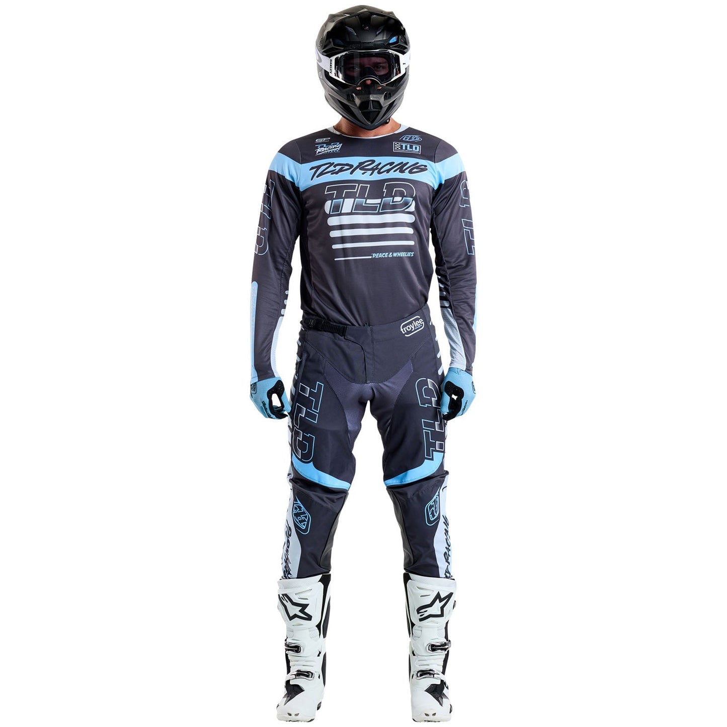 TLD GP Pro Jersey Fifty-50 Charcoal / Smoke