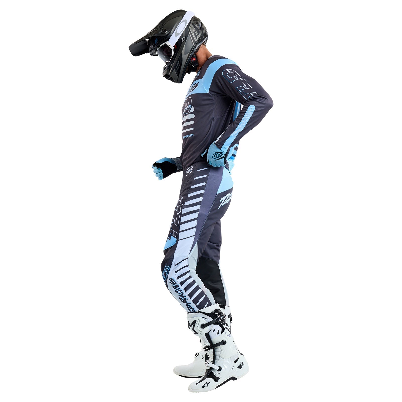 TLD GP Pro Jersey Fifty-50 Charcoal / Smoke