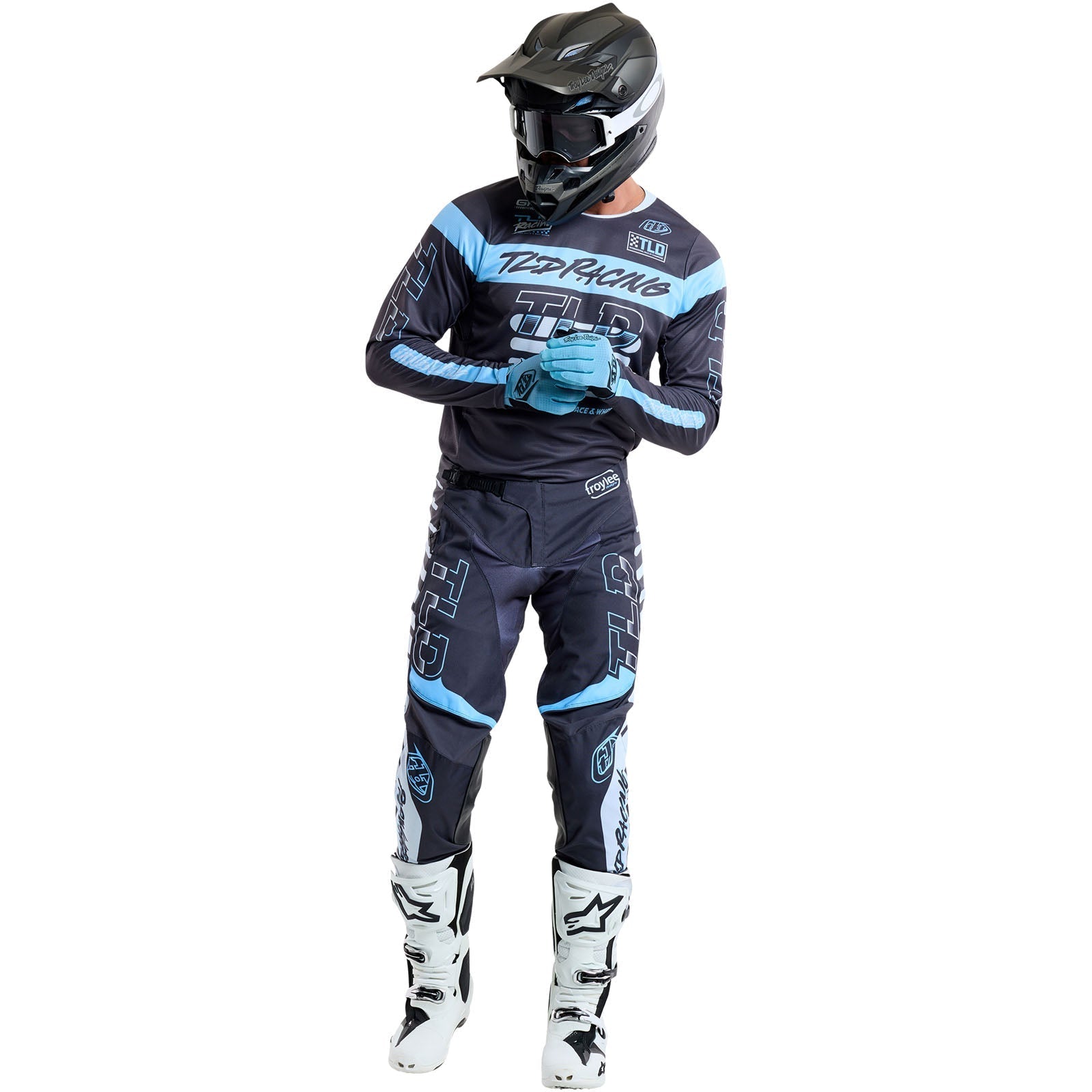 TLD GP Pro Jersey Fifty-50 Charcoal / Smoke