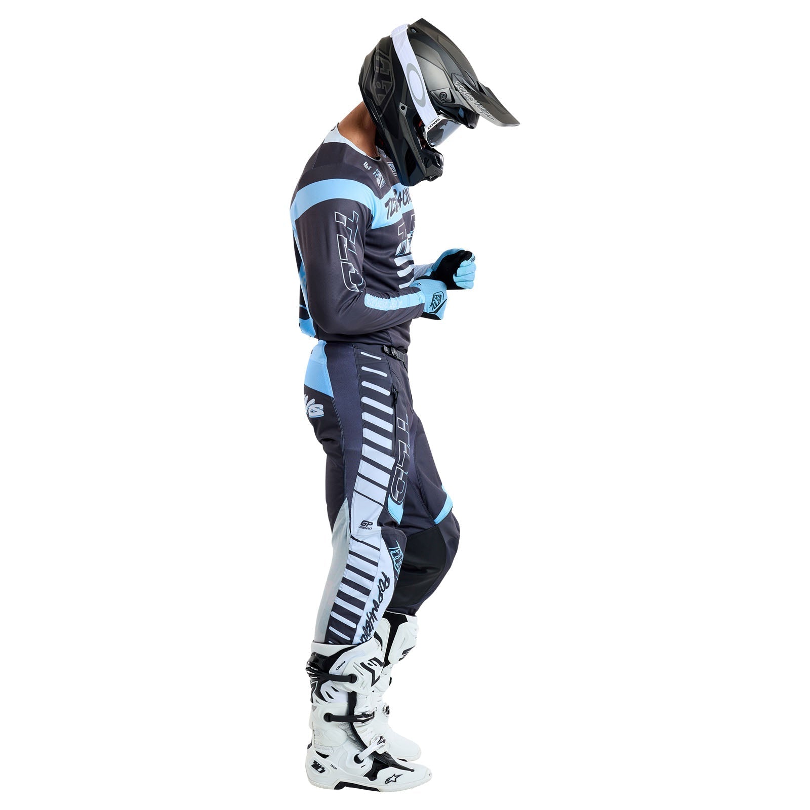 TLD GP Pro Jersey Fifty-50 Charcoal / Smoke
