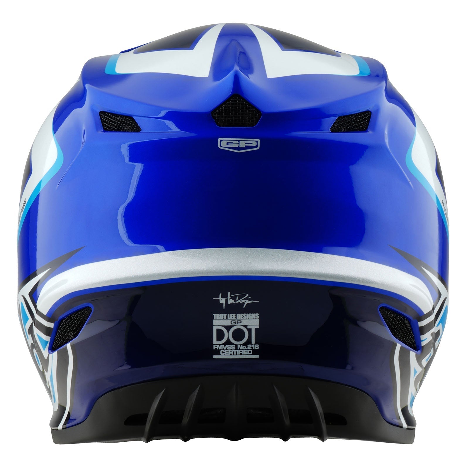 TLD GP Helmet Shutter Blue