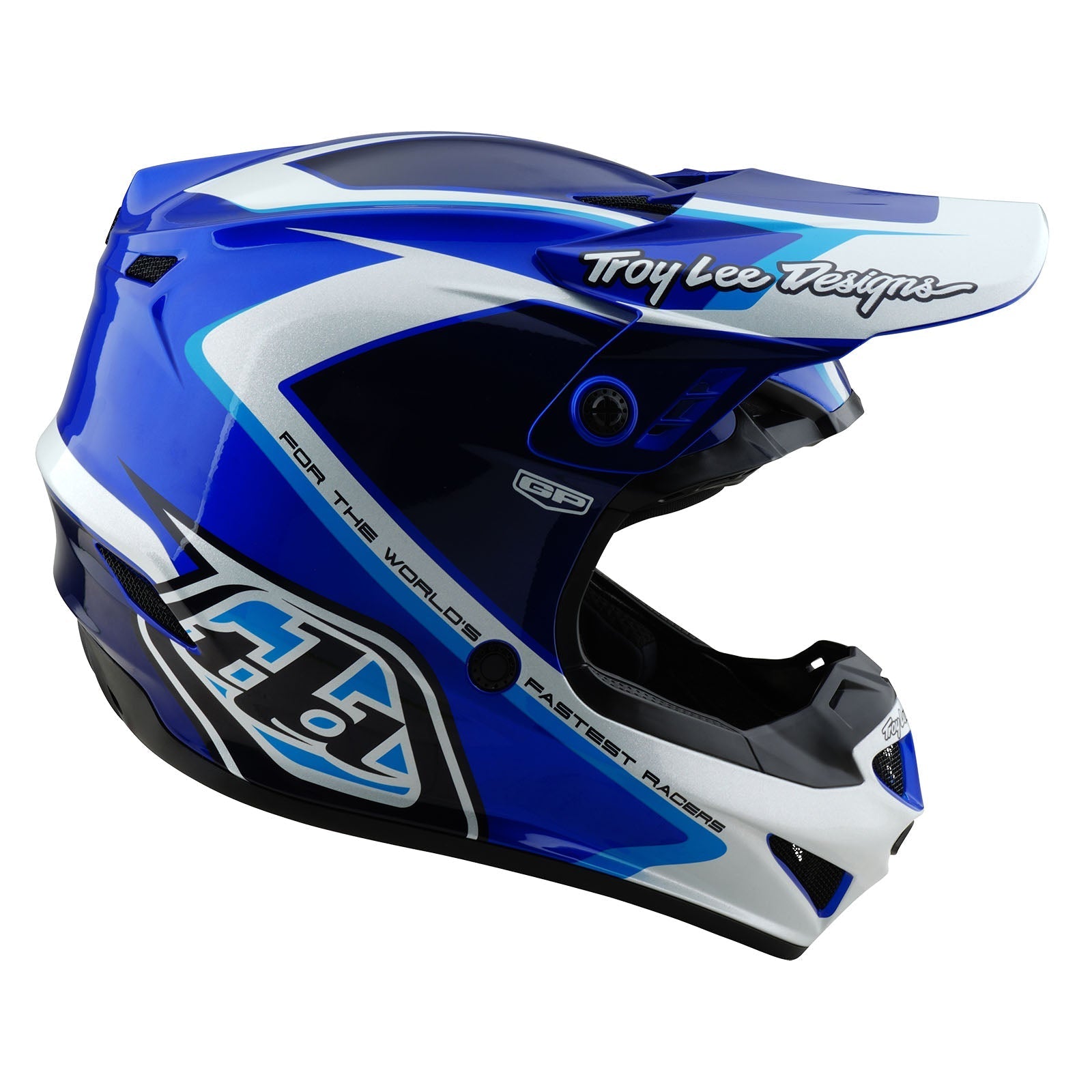 TLD GP Helmet Shutter Blue