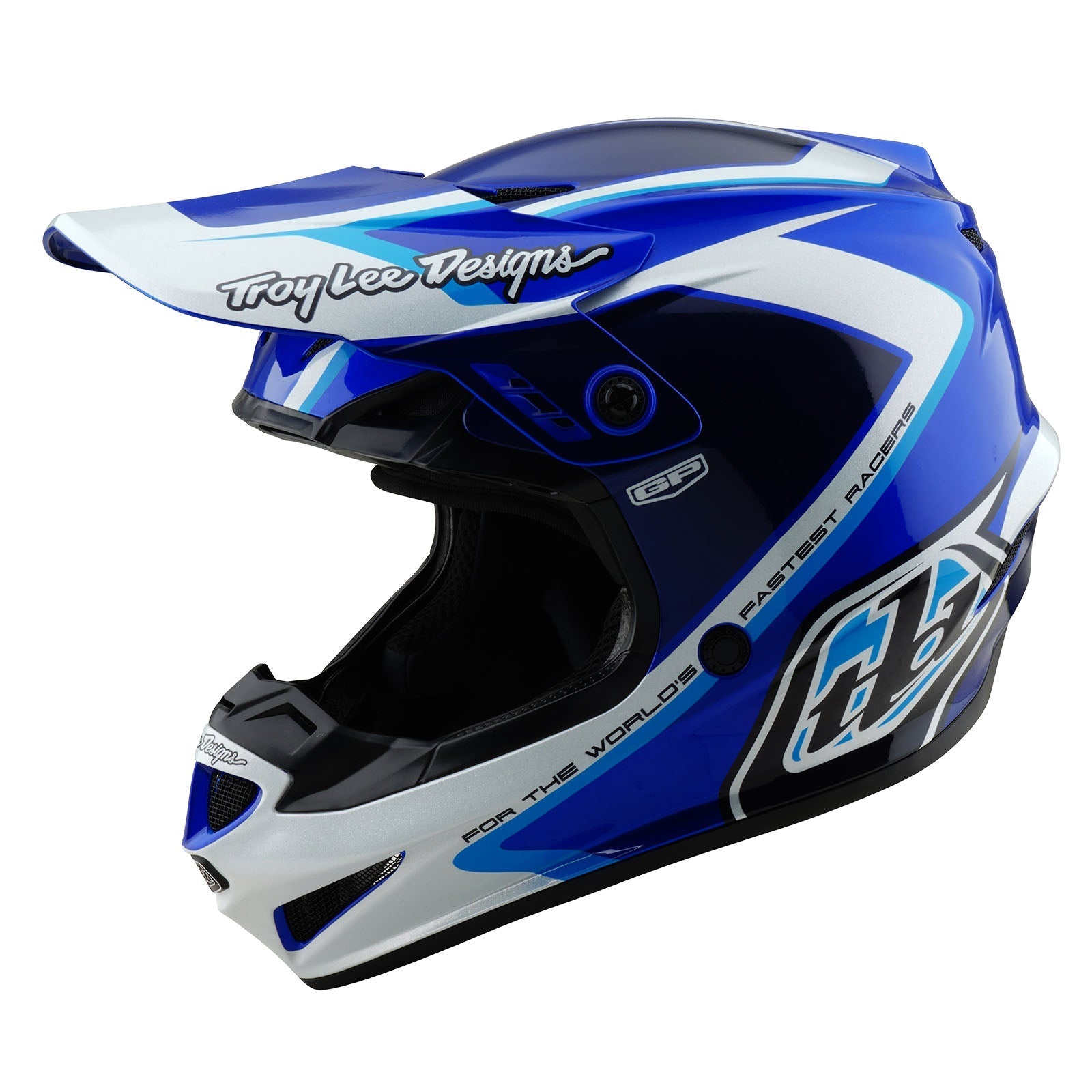 TLD GP Helmet Shutter Blue