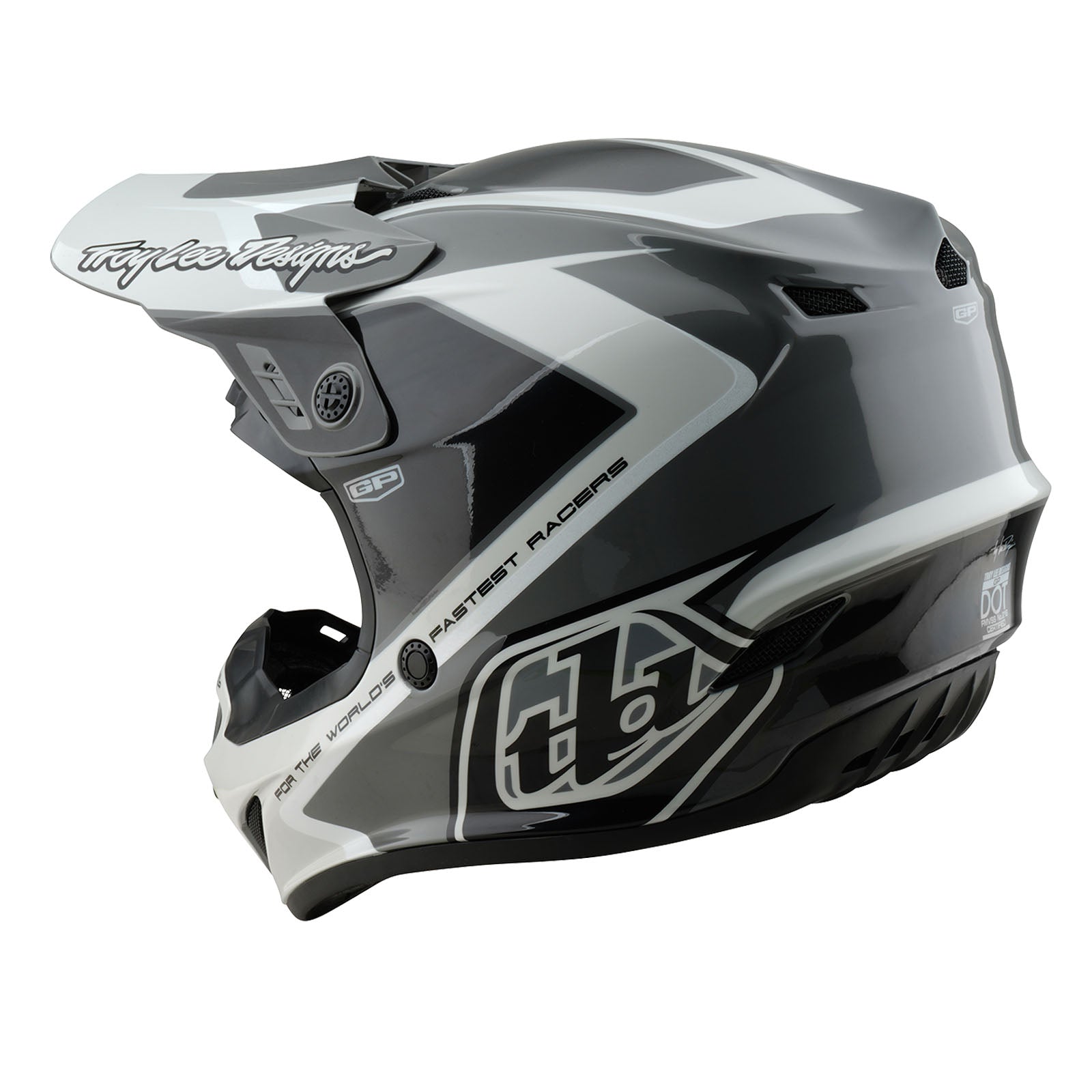 TLD GP Helmet Shutter Gray