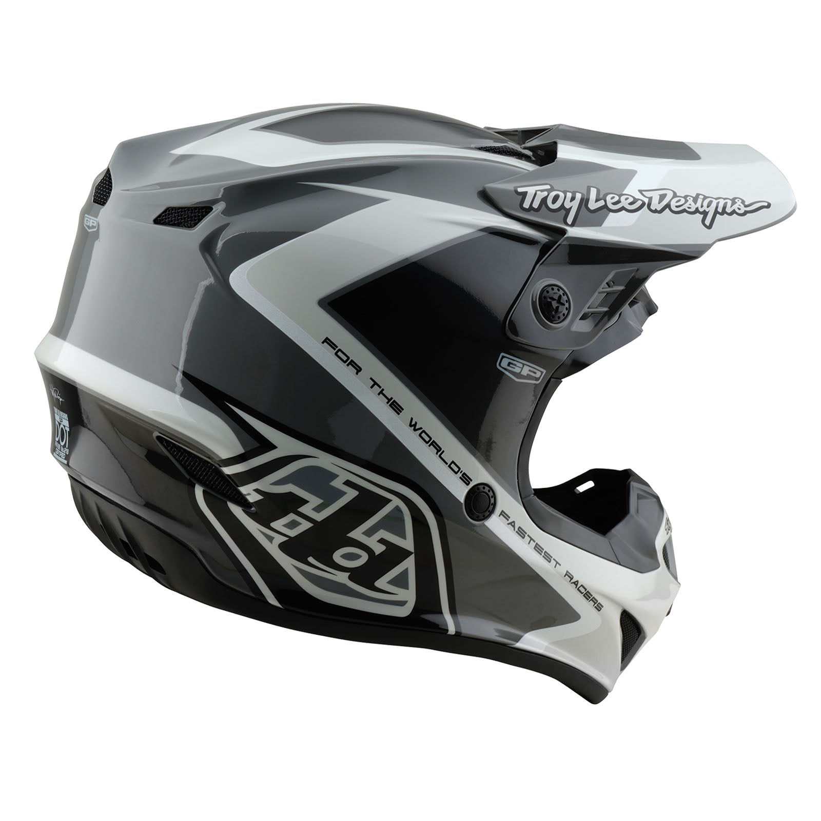 TLD GP Helmet Shutter Gray