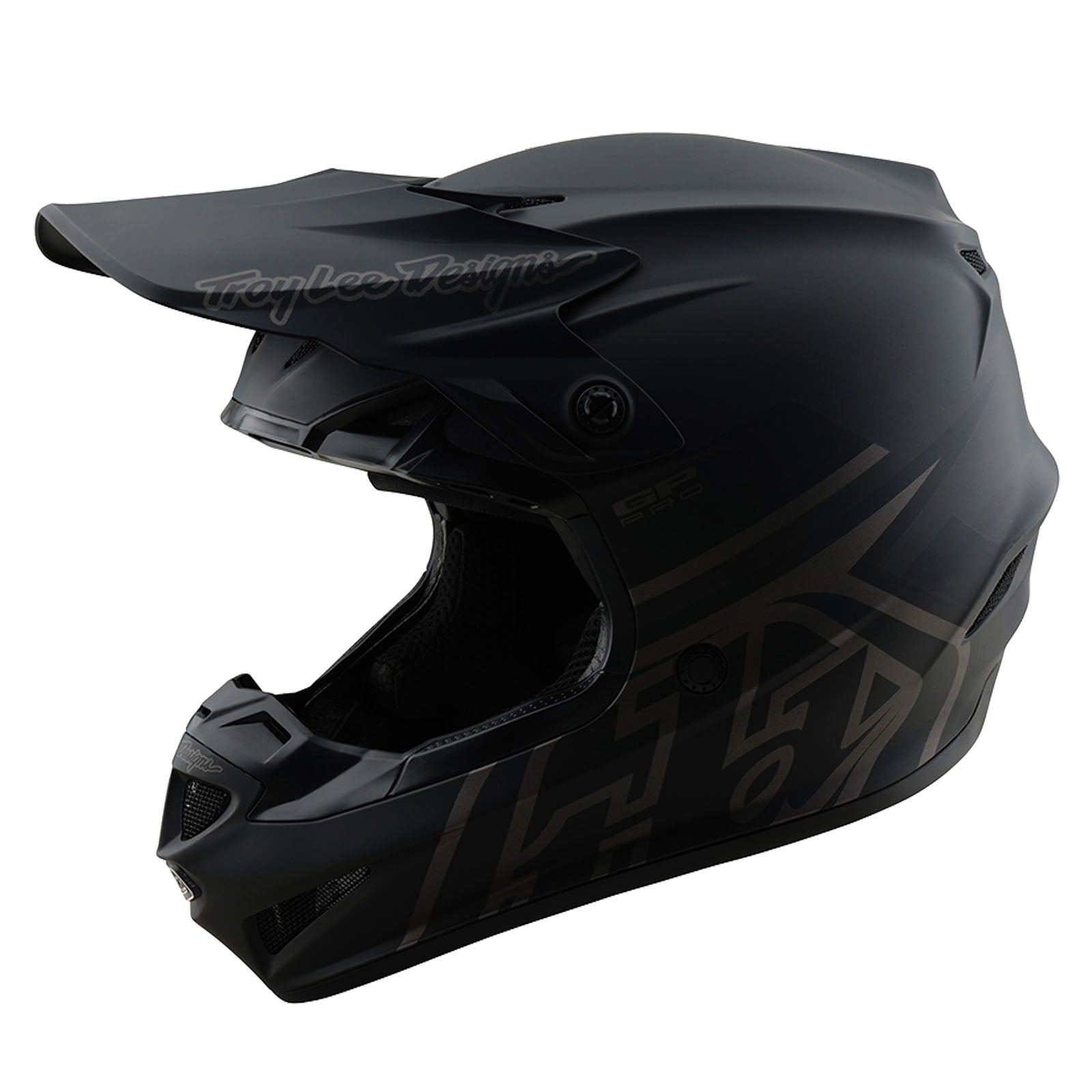 TLD GP Pro Helmet Mono Black