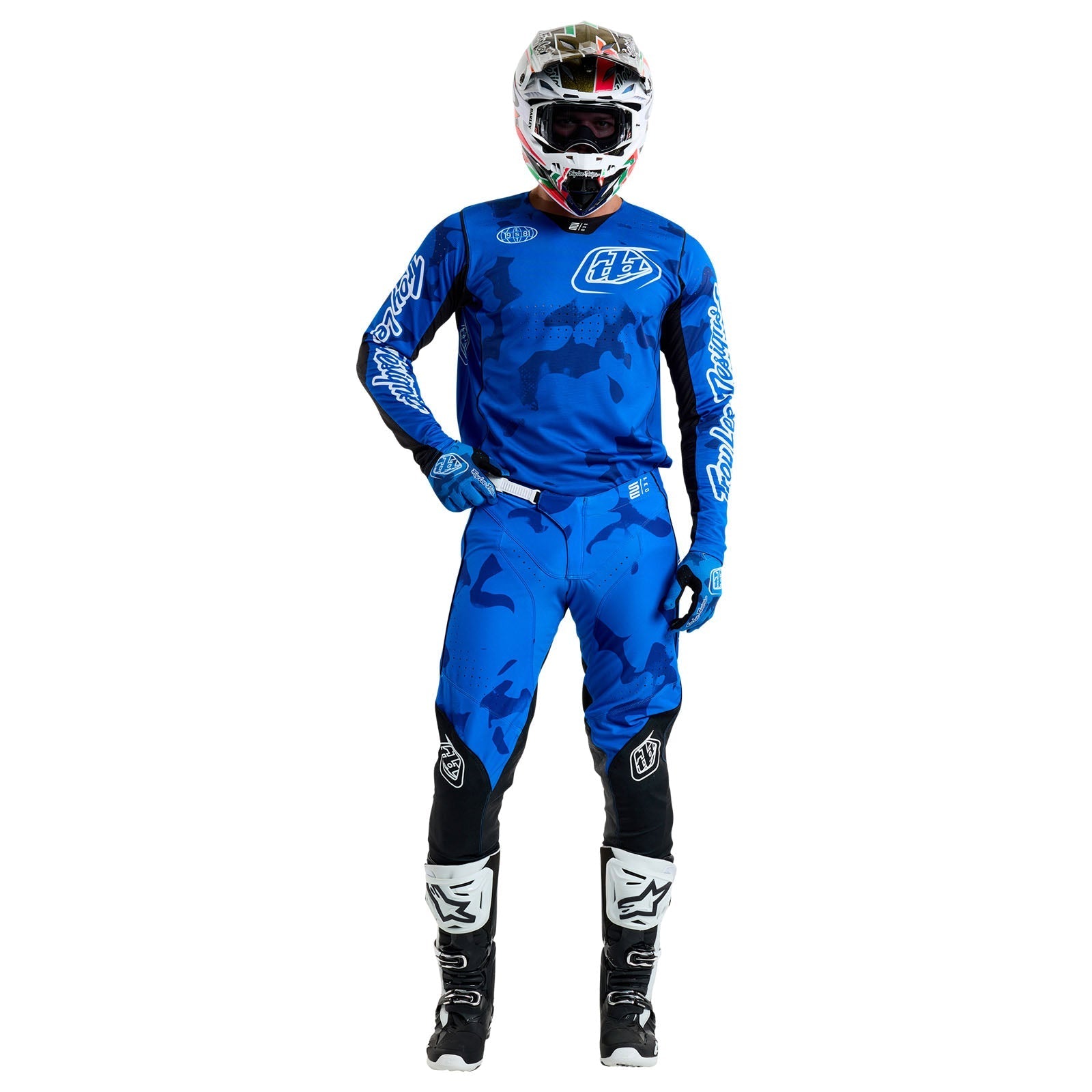 TLD SE Pro Jersey Blotted Bright Blue