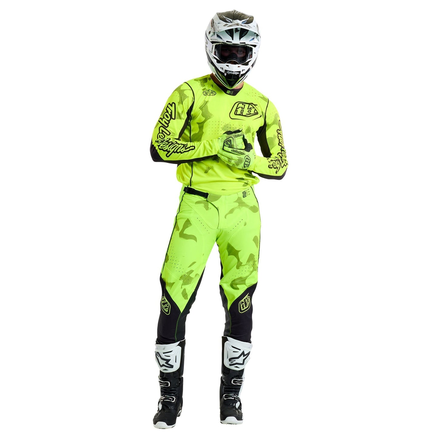 TLD SE Pro Jersey Blotted Flo Yellow